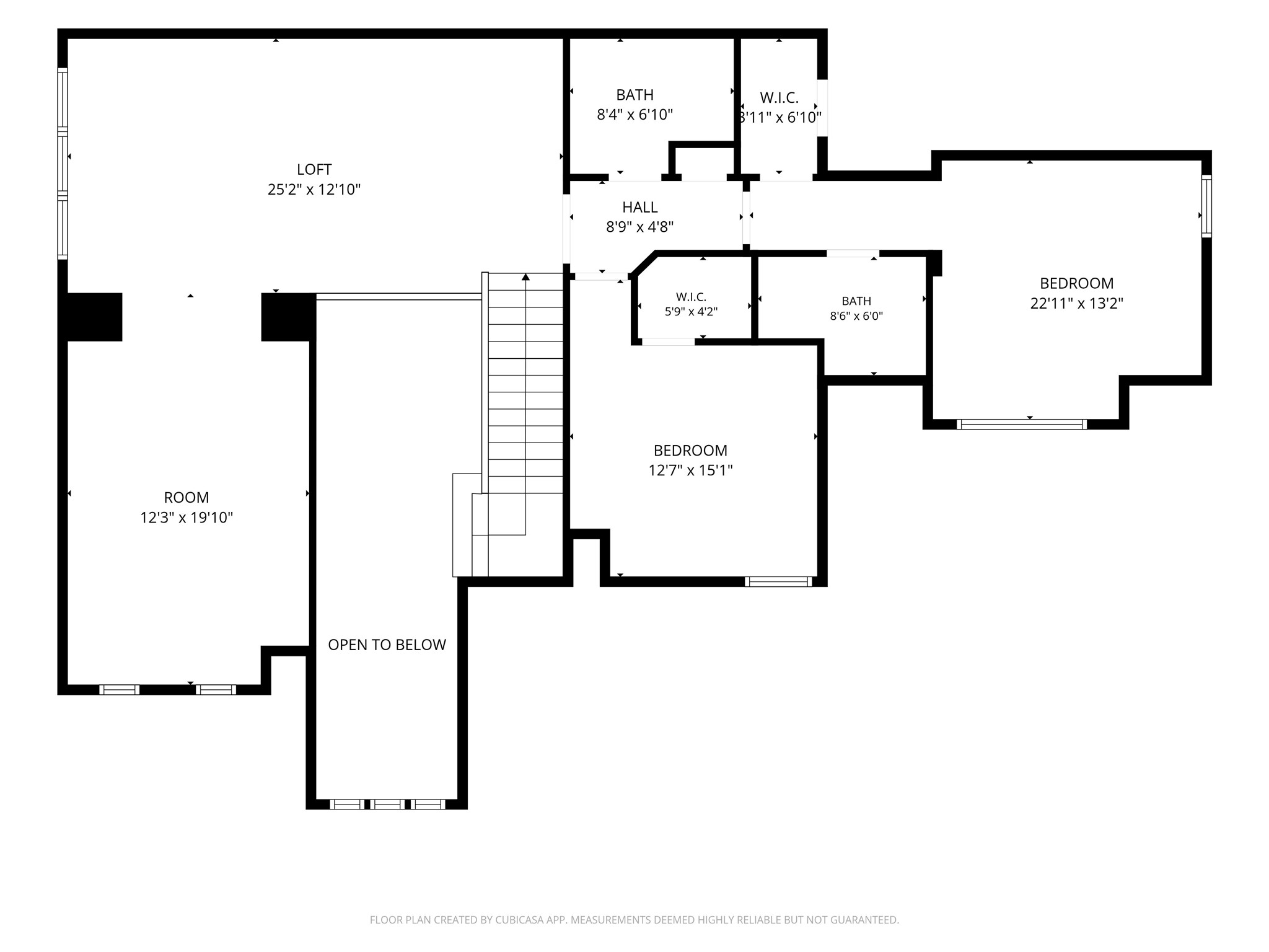 Second floor plan.