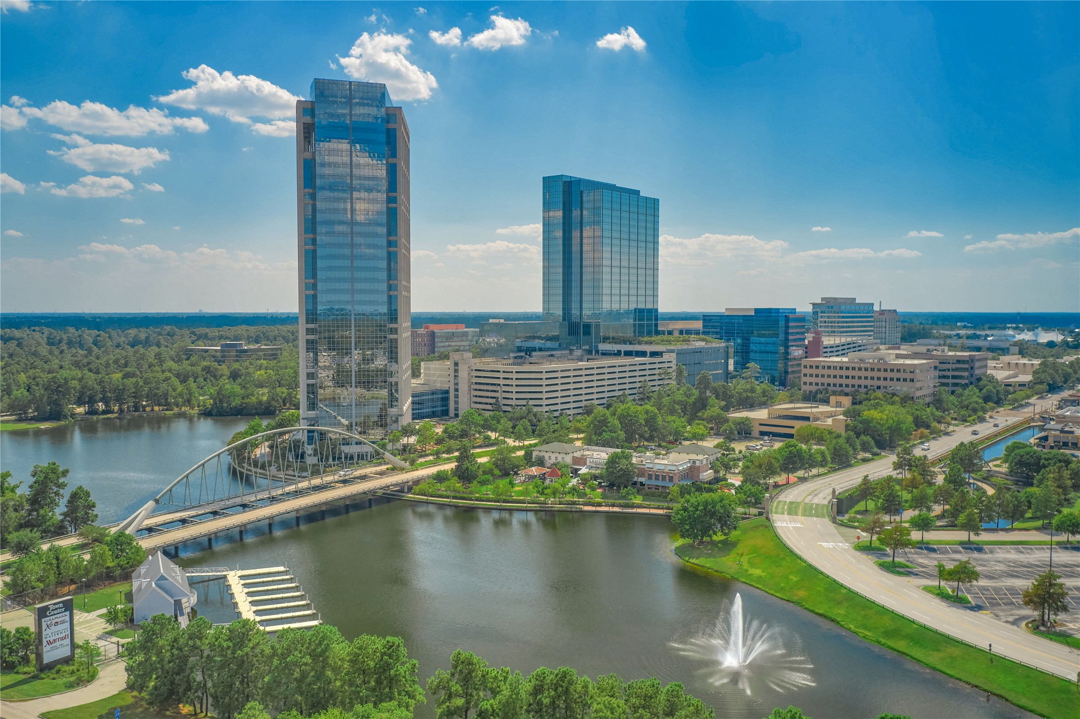 Discover The Woodlands from above, where lush green spaces, premier shopping, exceptional dining, and world-class entertainment create an extraordinary place to call home!