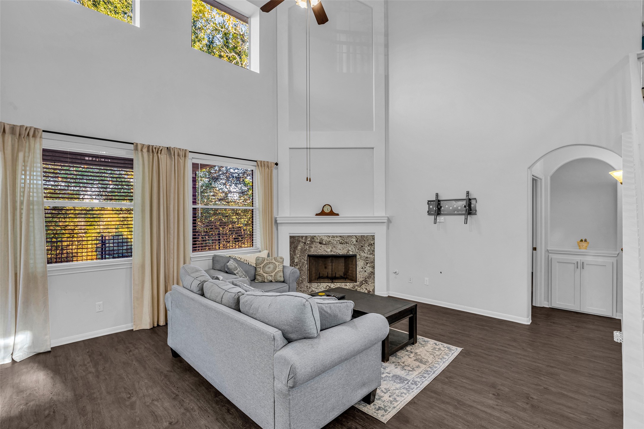 Open and airy main living area.