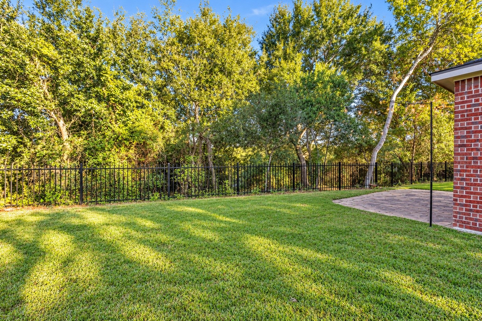 What an amzing unique backyard with this nature preserve behind it.