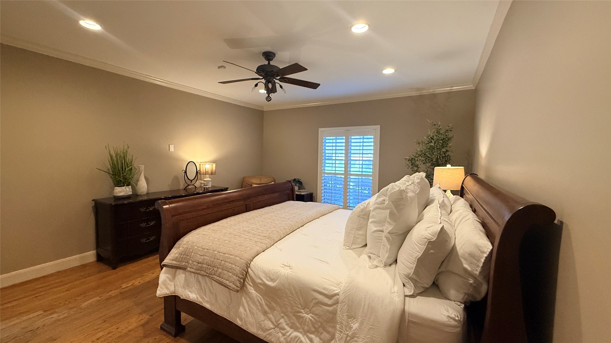 Primary bedroom is at the front of the home.