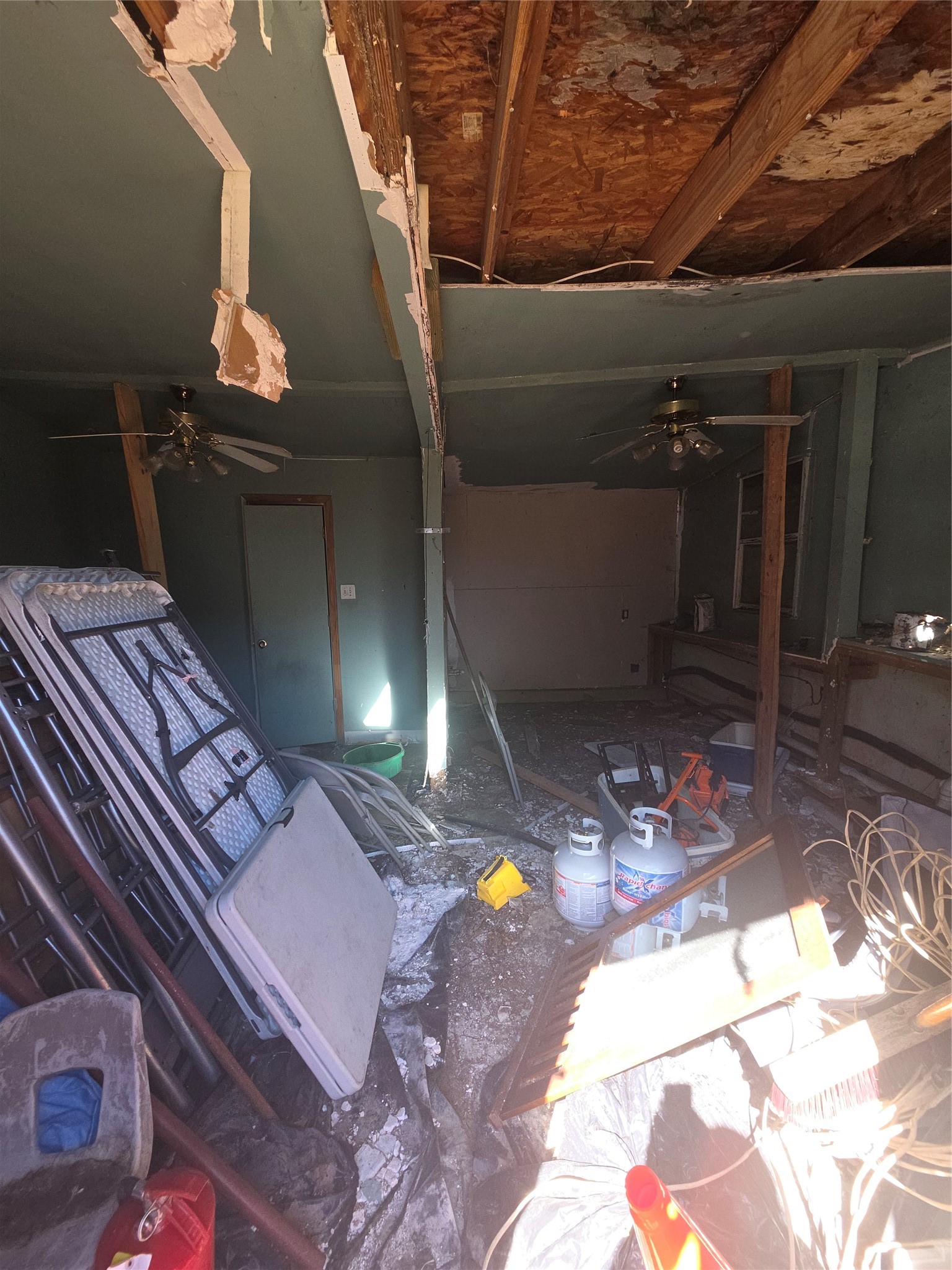 STORAGE AREA BEHIND THE HOME
