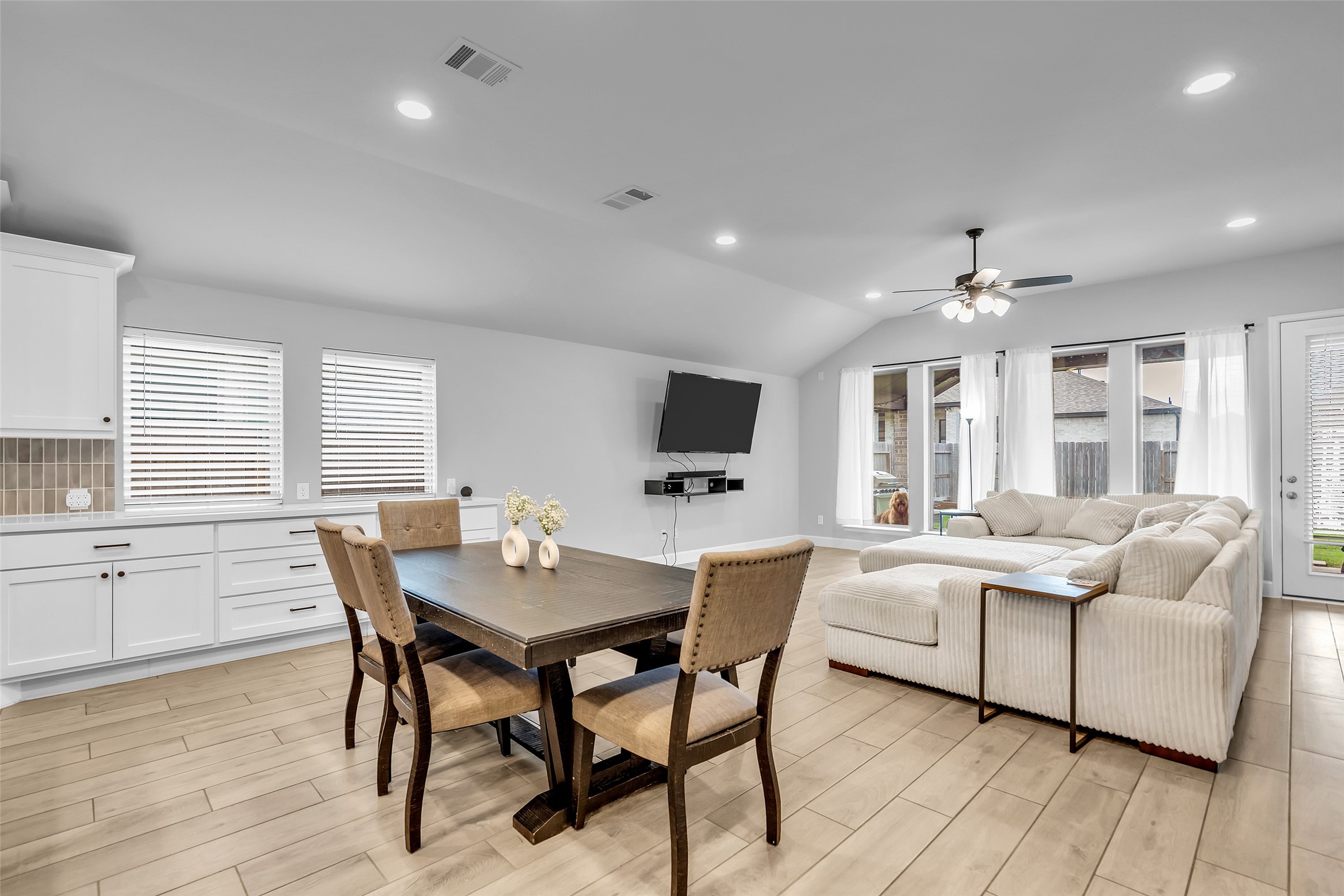 Whether Dining, Entertaining, or Relaxing... Your Space Aims to Please!
