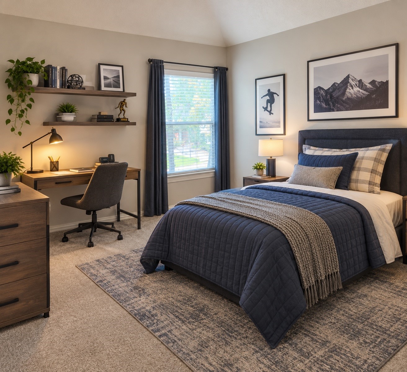 Bedroom 5 AI Staged