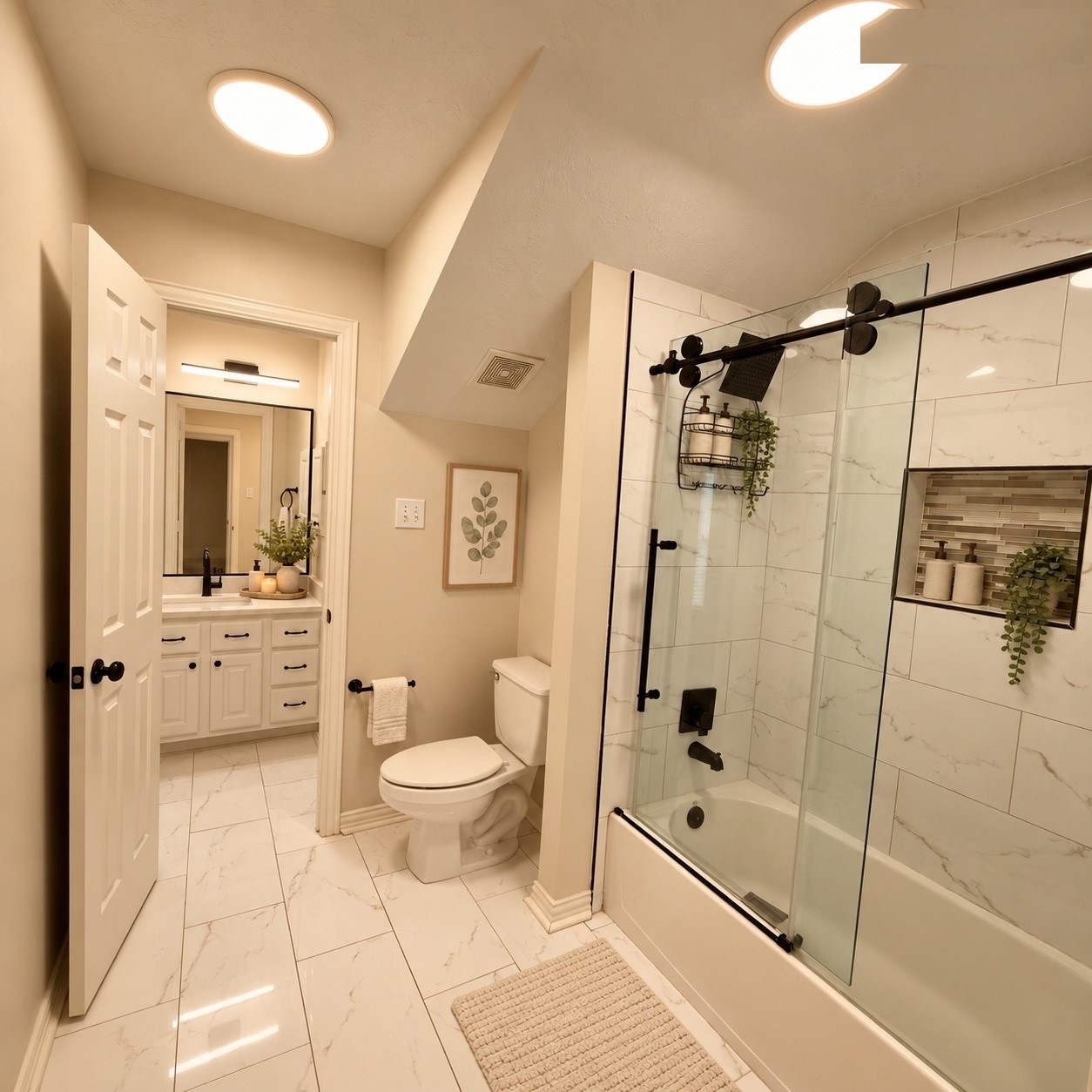 Bathroom 2 AI Staged