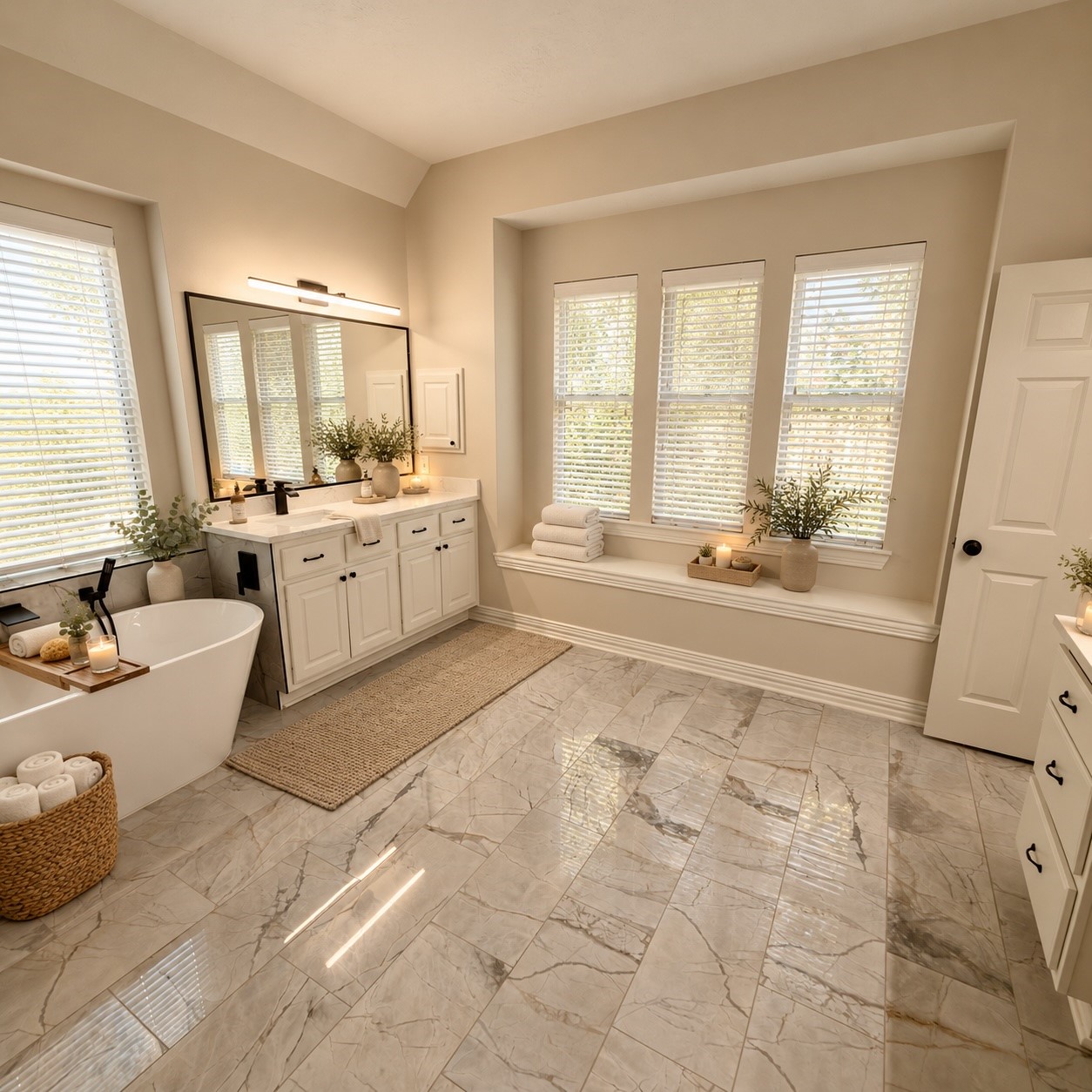 Master Bath 2 AI Staged