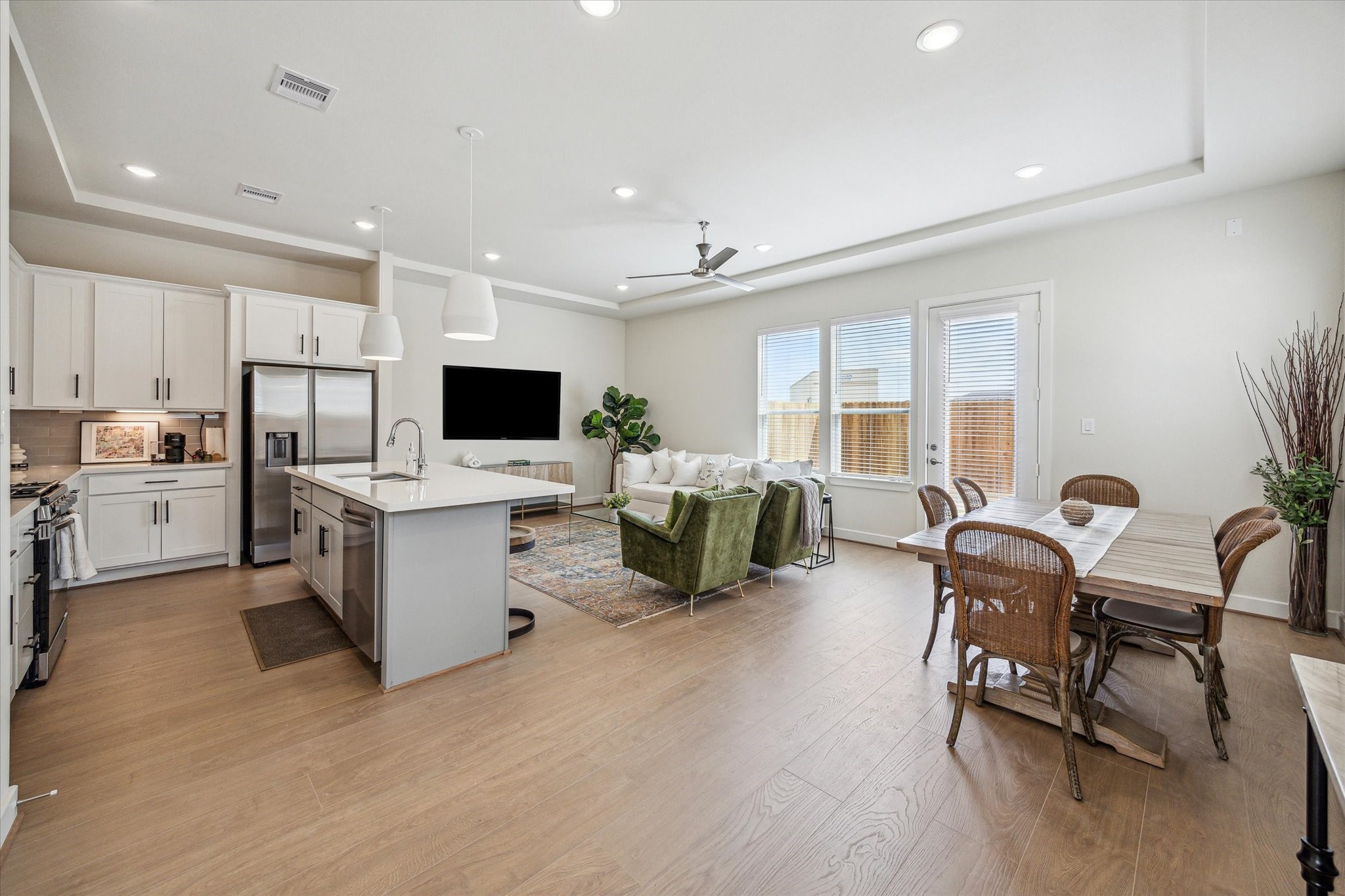 Representative photo showing the communitys model home living room. Layout and selections may vary. Representative photo showing the communitys model home living room. Layout and selections may vary.