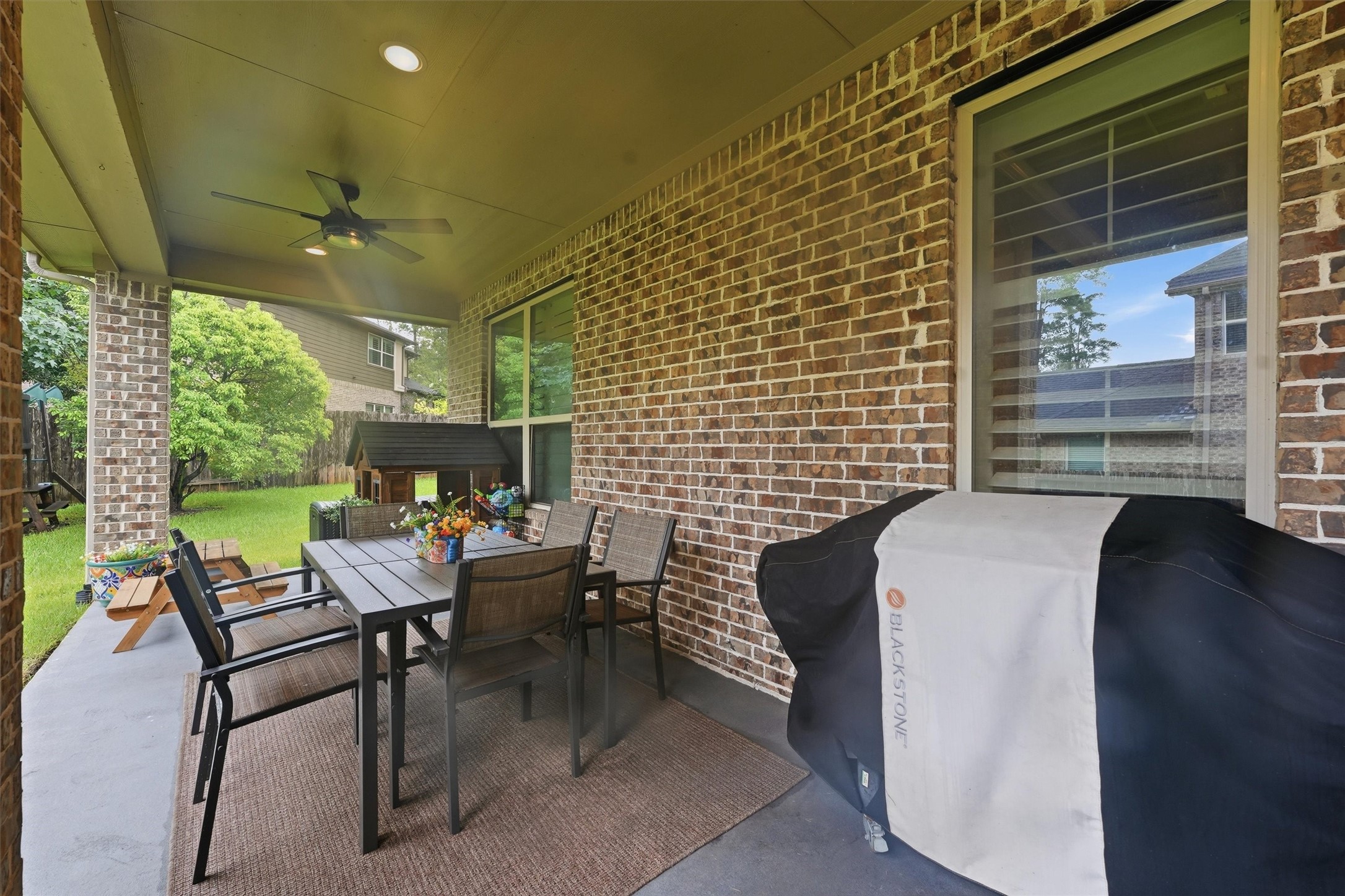Plenty of space to entertain outdoors.