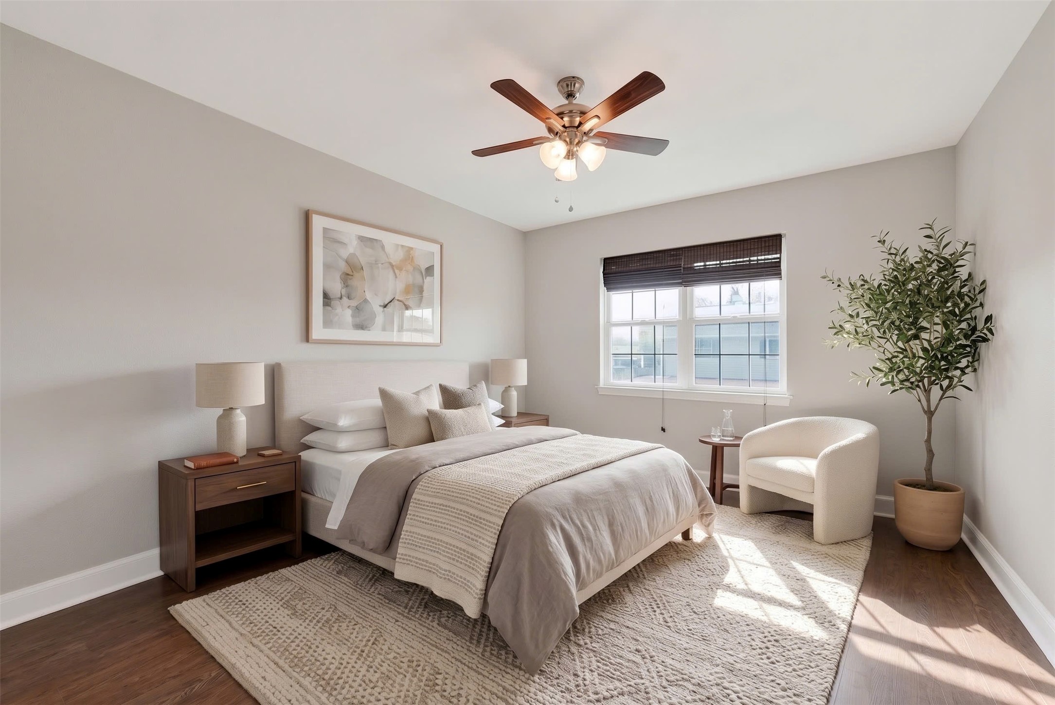 Additional secondary bedroom with versatile layout ideal for home office, nursery, or guest room.