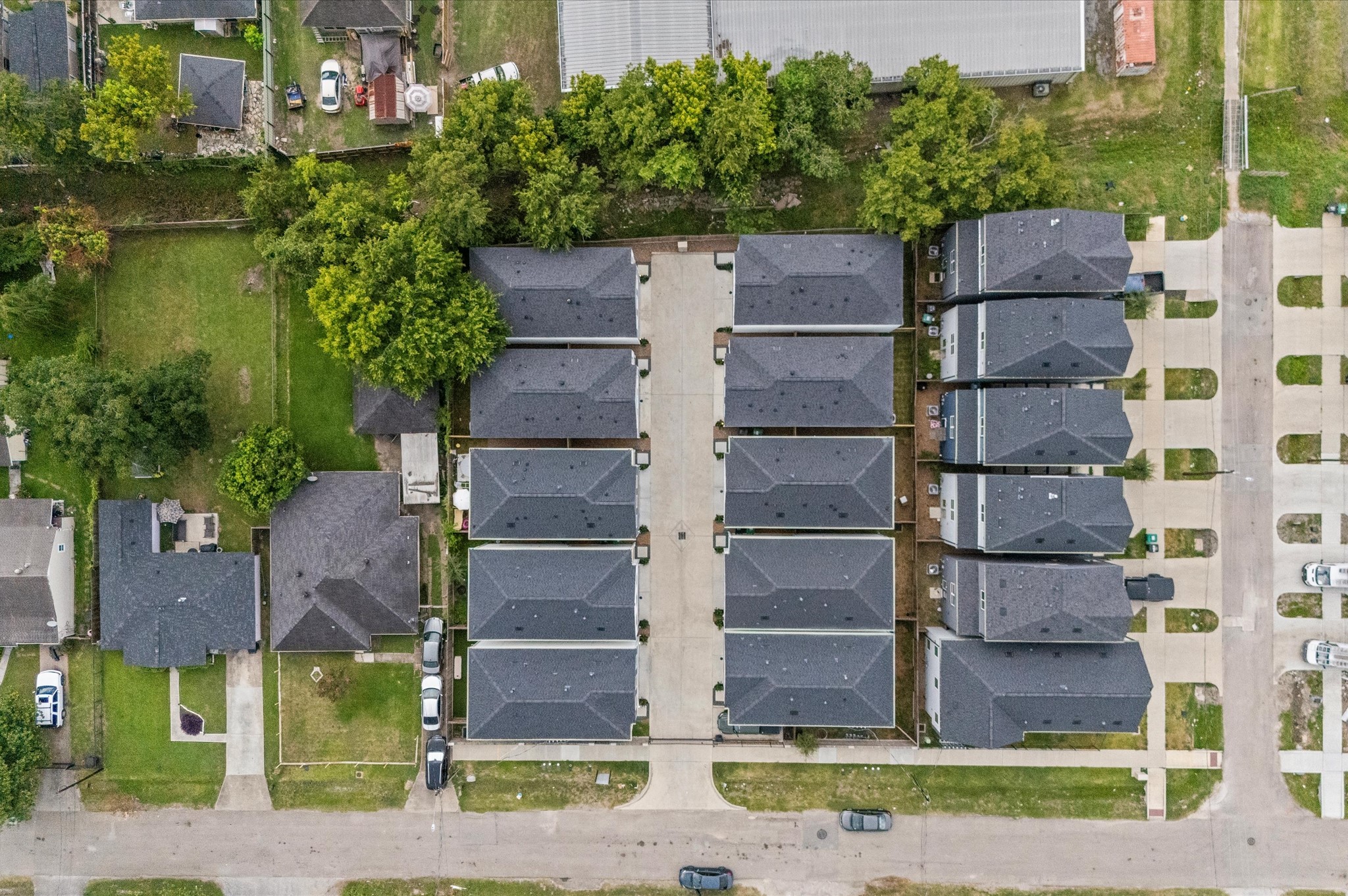 This intimate gated community of ten homes showcases a cohesive collection of two-story homes, each thoughtfully designed with a private backyard and a functional layout that places the living, kitchen, and dining areas on the first floor for easy entertaining and everyday flow. Upstairs, all bedrooms offer privacy and quiet, ideal for restful retreats. The secure entry and shared spaces create a sense of exclusivity and neighborhood charm.