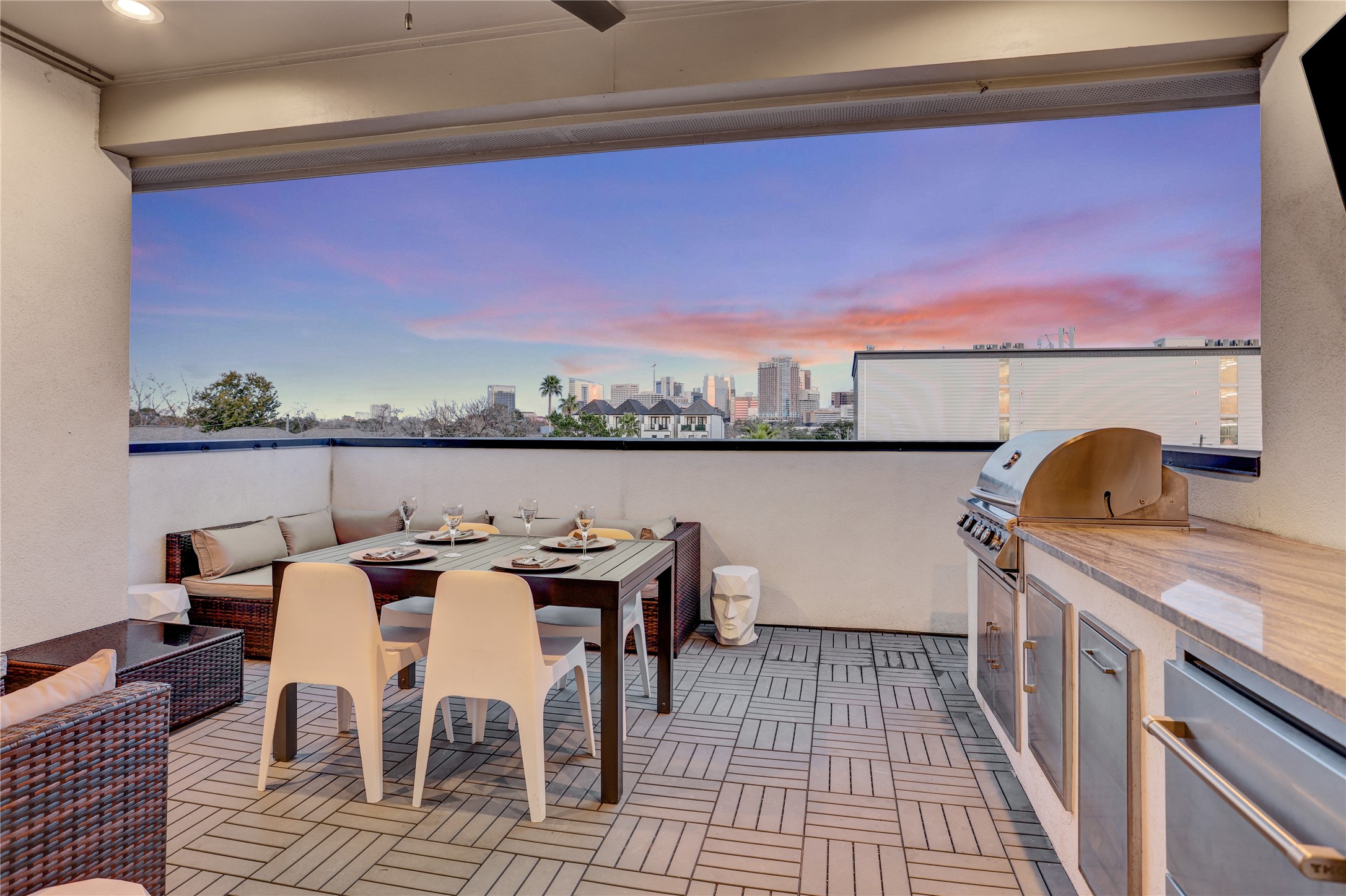 Enjoy peaceful evenings here.