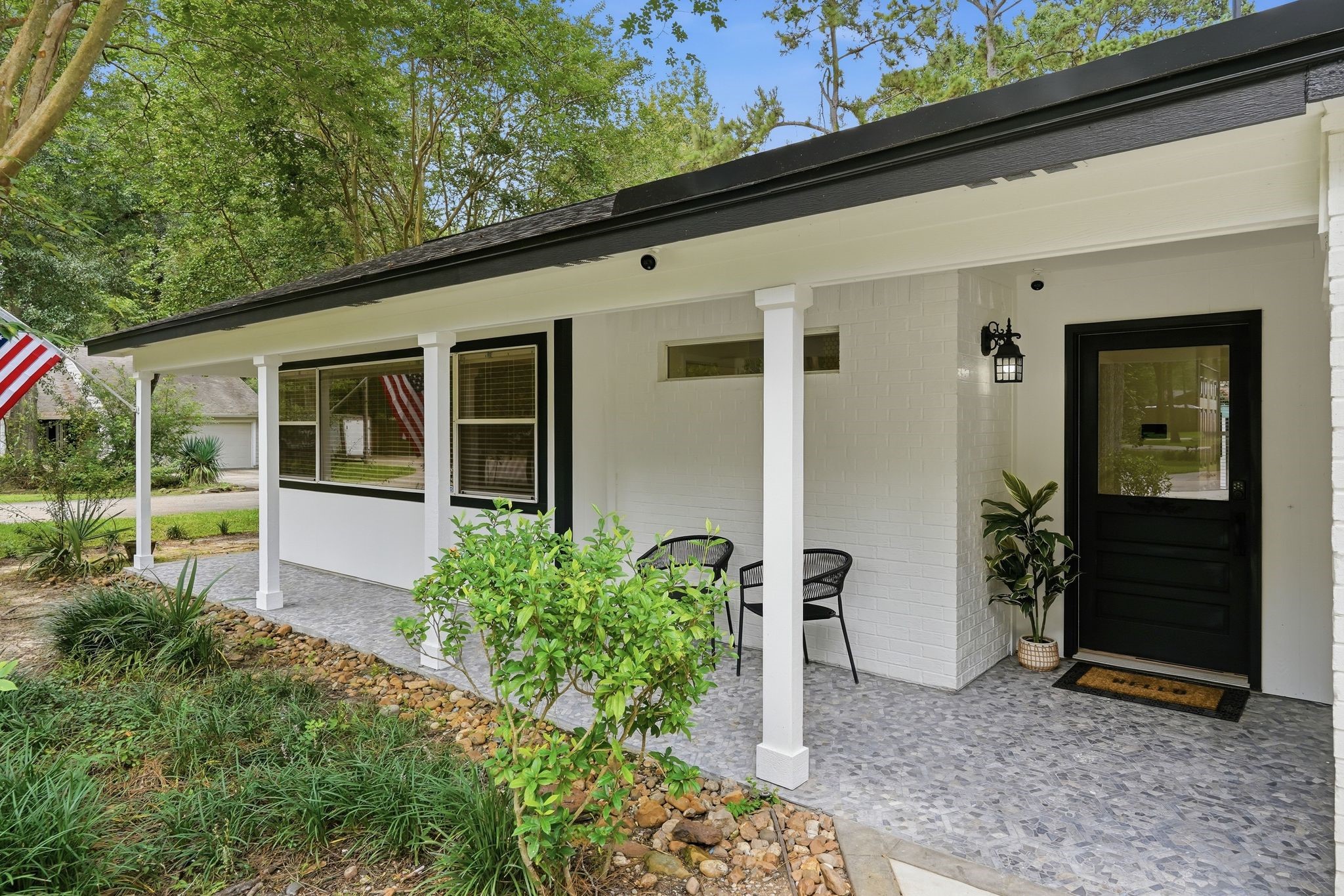 This home has multiple entrances and front porches to give you many different areas to enjoy a cup of coffee and listen to the birds sing in the morning. This home has multiple entrances and front porches to give you many different areas to enjoy a cup of coffee and listen to the birds sing in the morning.