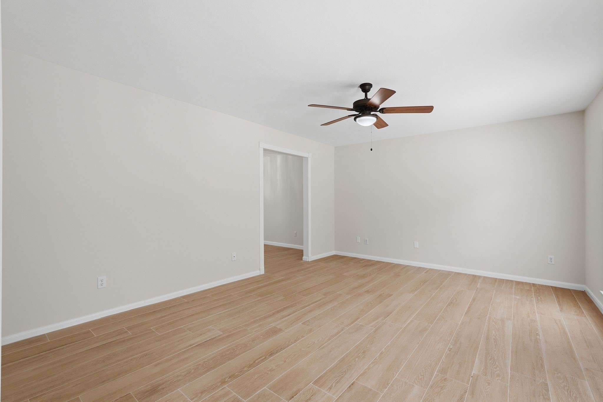 Here is one of your first flex rooms downstairs. You can make this a spacious office, a game room, a second living room area, the opportunities are endless!