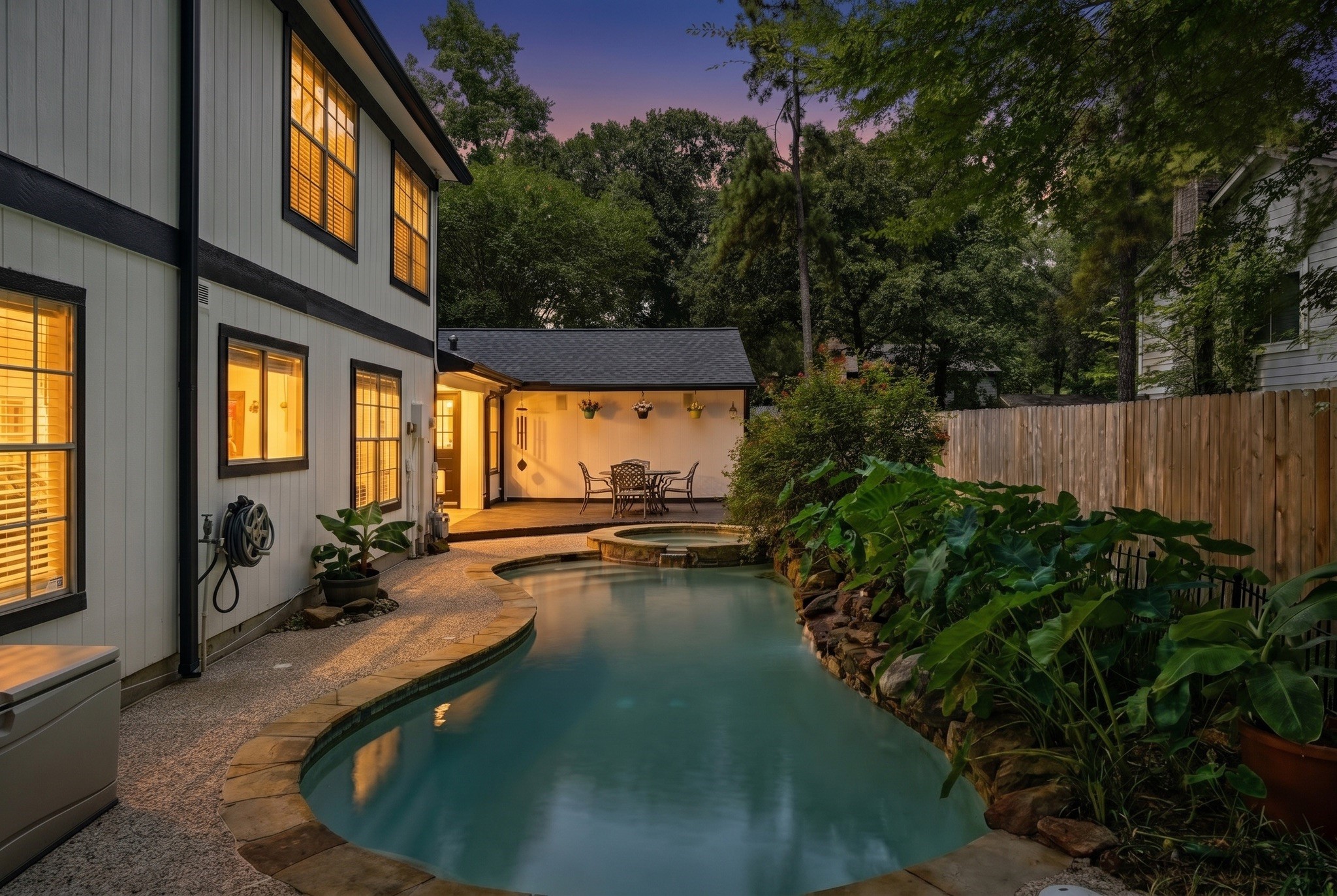 Now that we've seen all the amazing things this home has to offer. Can you picture yourself taking a night swim to unwind after a long day? If so, schedule a showing today before someone else gets to live out your dream!