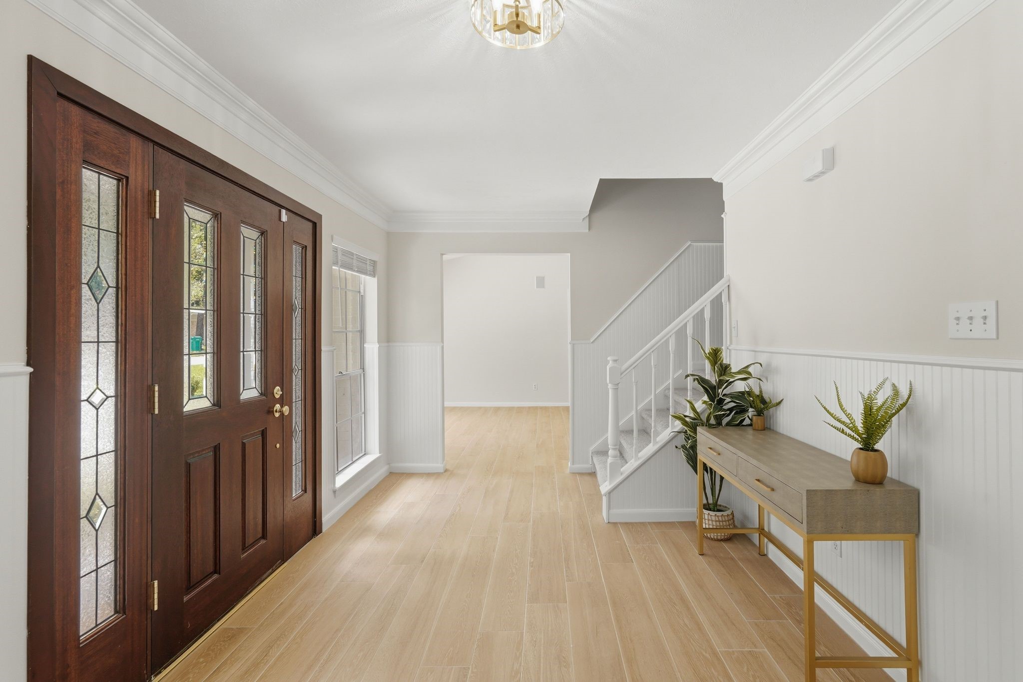 Your front door is absolutely stunning keeping some of the beautiful character of this home.