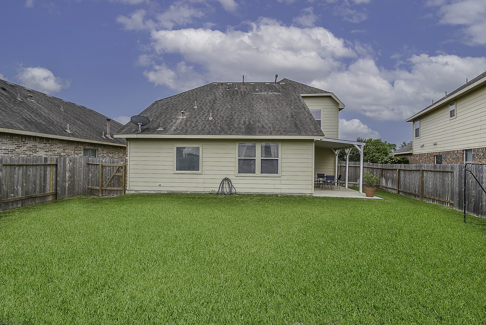 Huge backyard brimming with potential