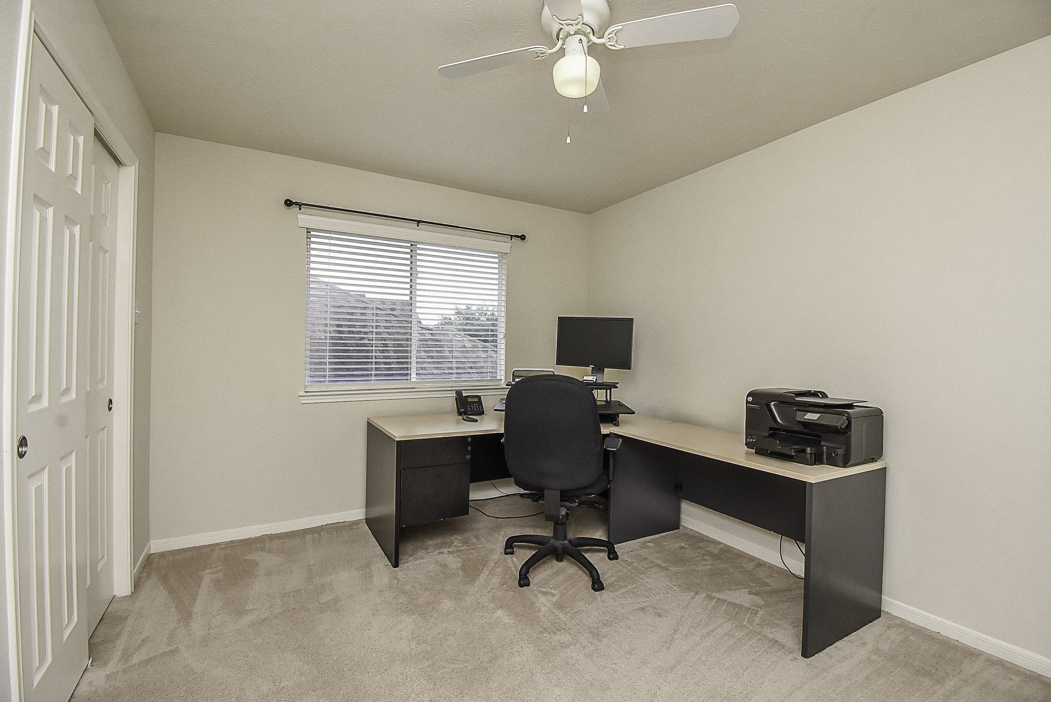 Alternate view of the spacious third bedroom.