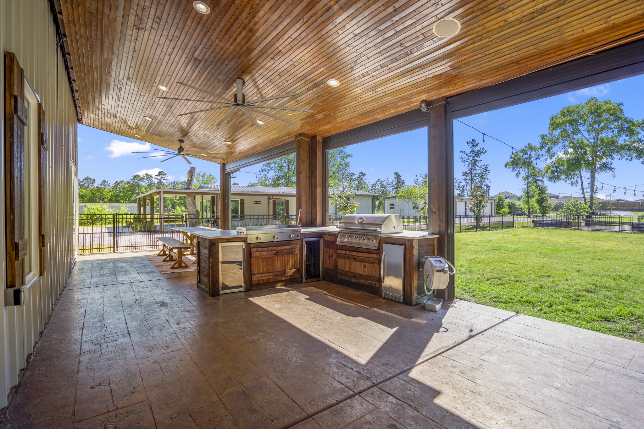 Rear porch