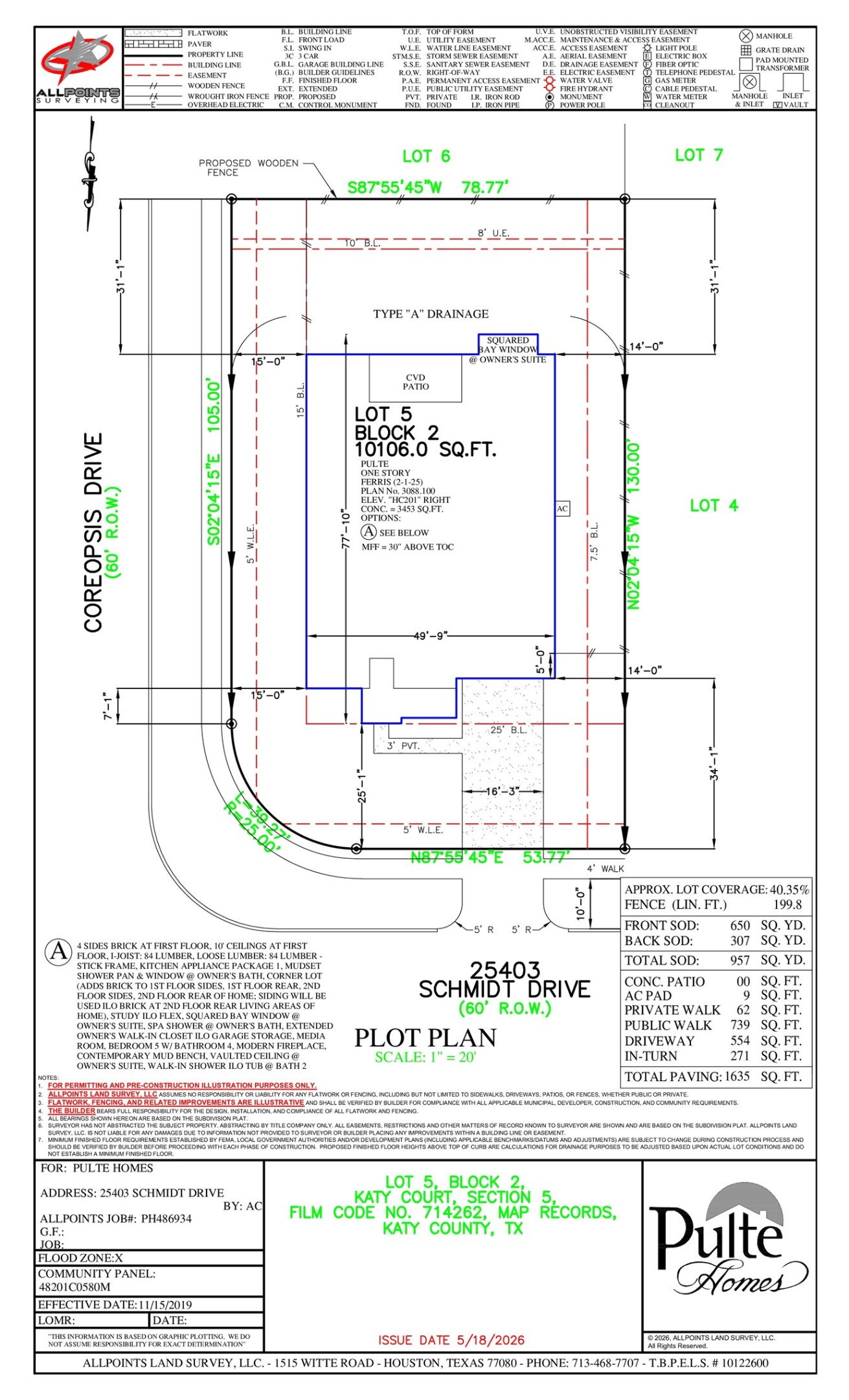 Plot Plan Plot Plan
