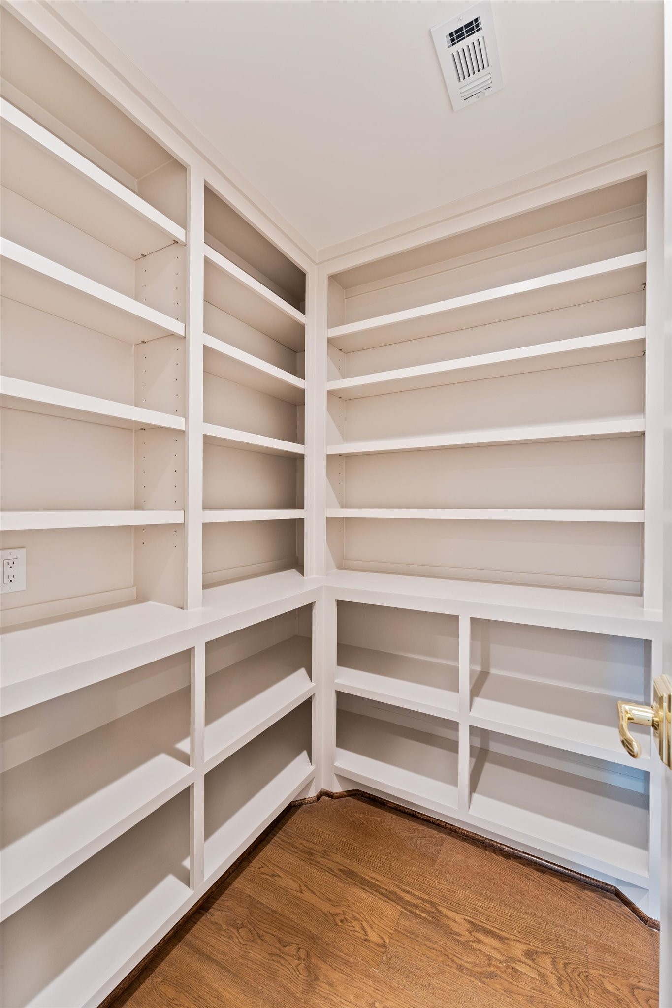 Pantry off kitchen headed into the best mud room + laundy + 1/2 bath combo in SPP