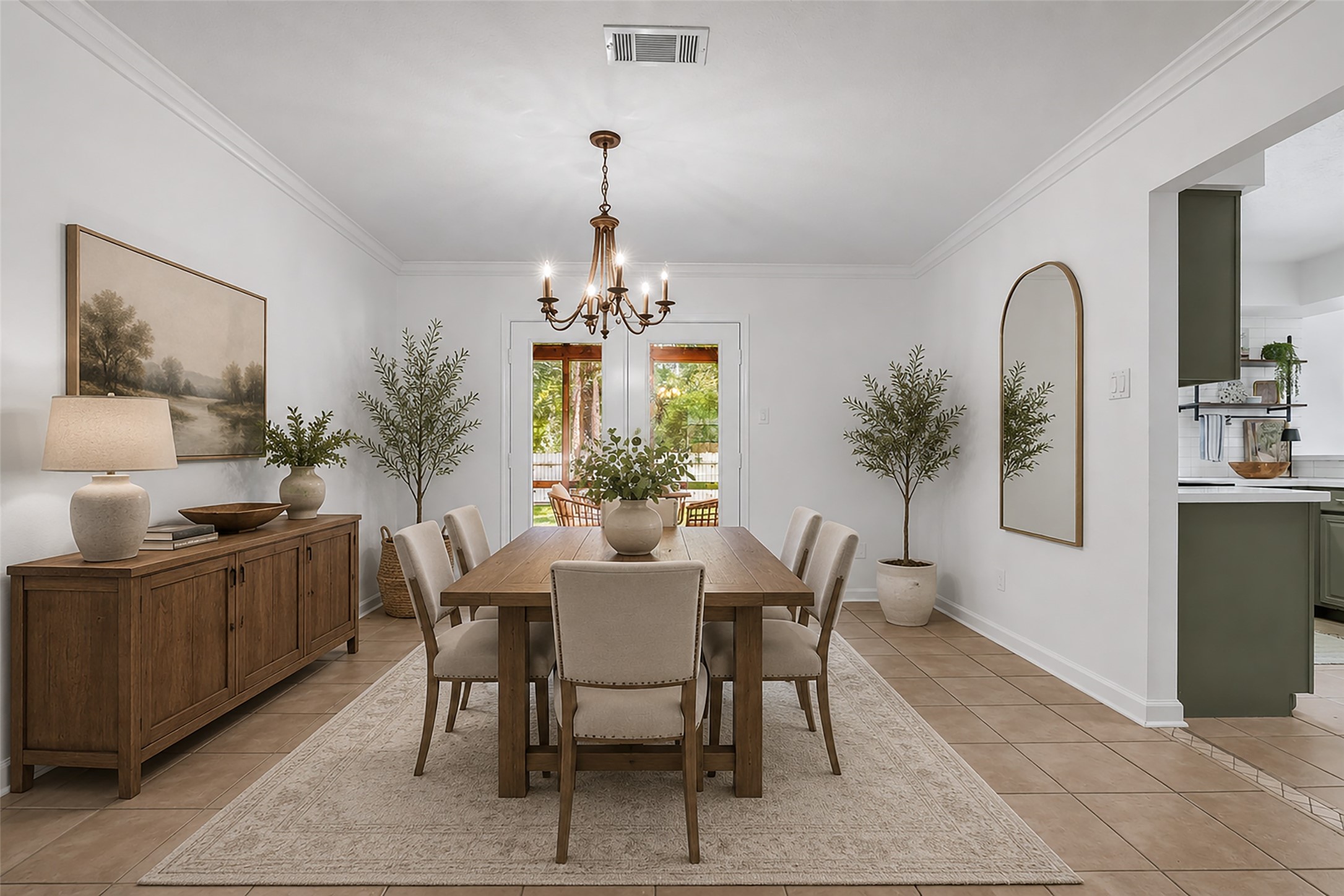 Dining Room Virtually Staged
