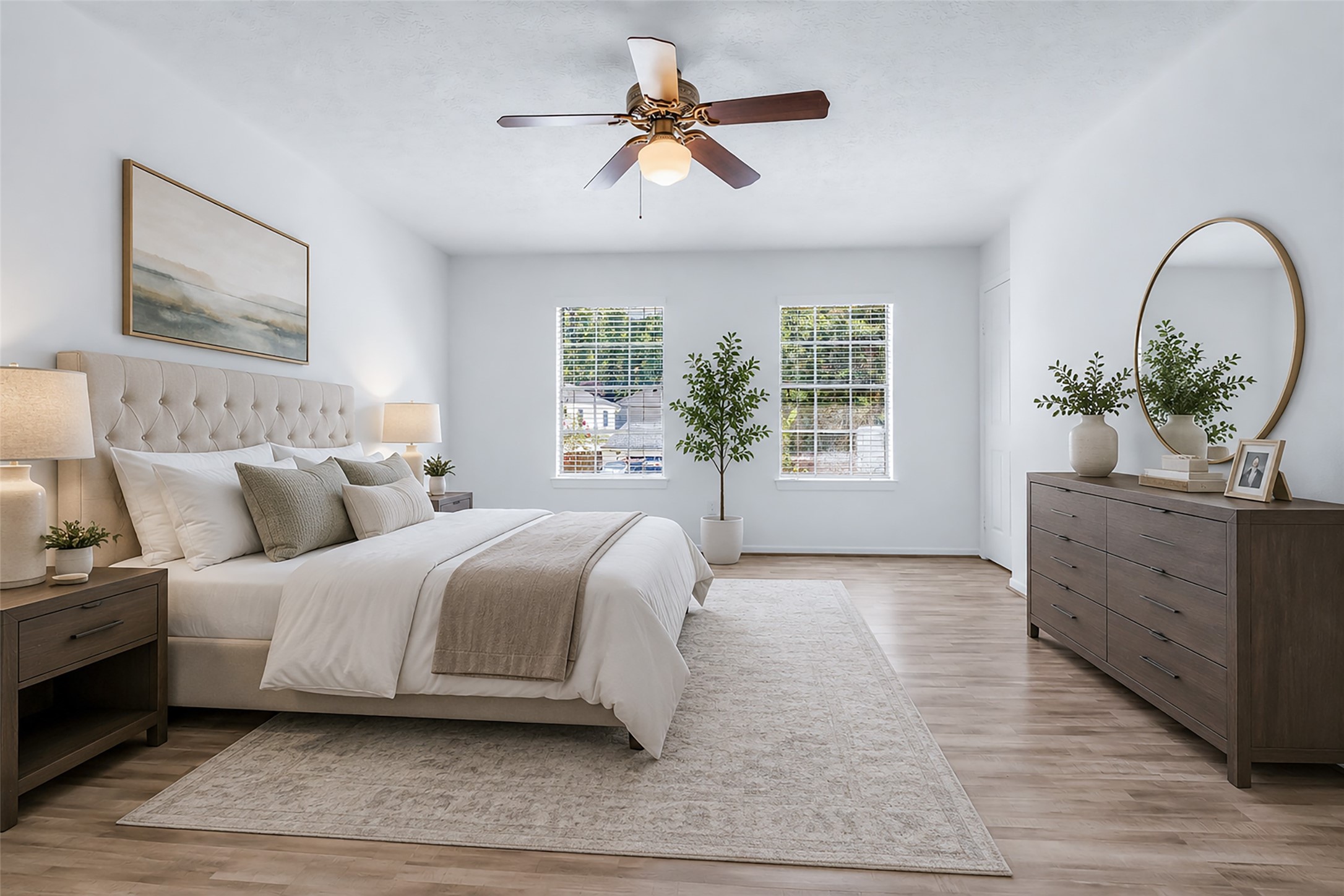 Primary Bedroom Virtually Staged