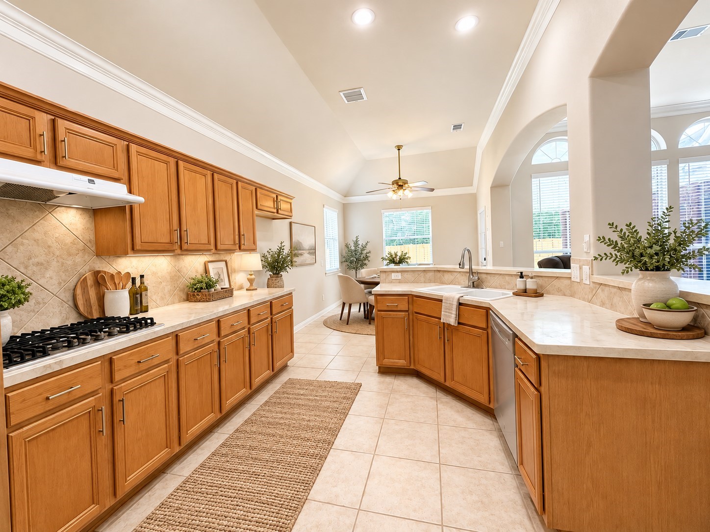 STAGED KITCHEN