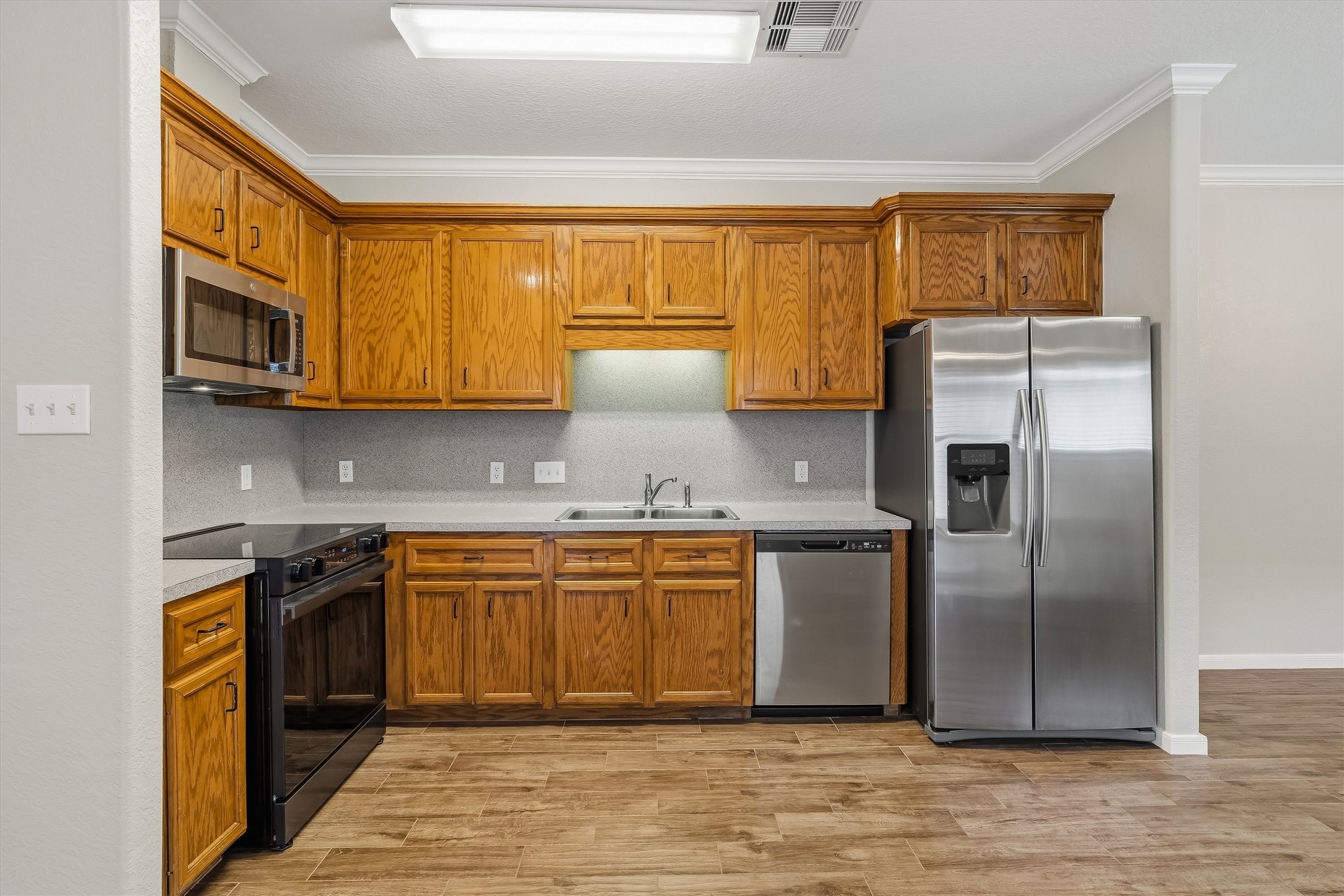 Kitchen featuring stainless steel appliances Kitchen featuring stainless steel appliances