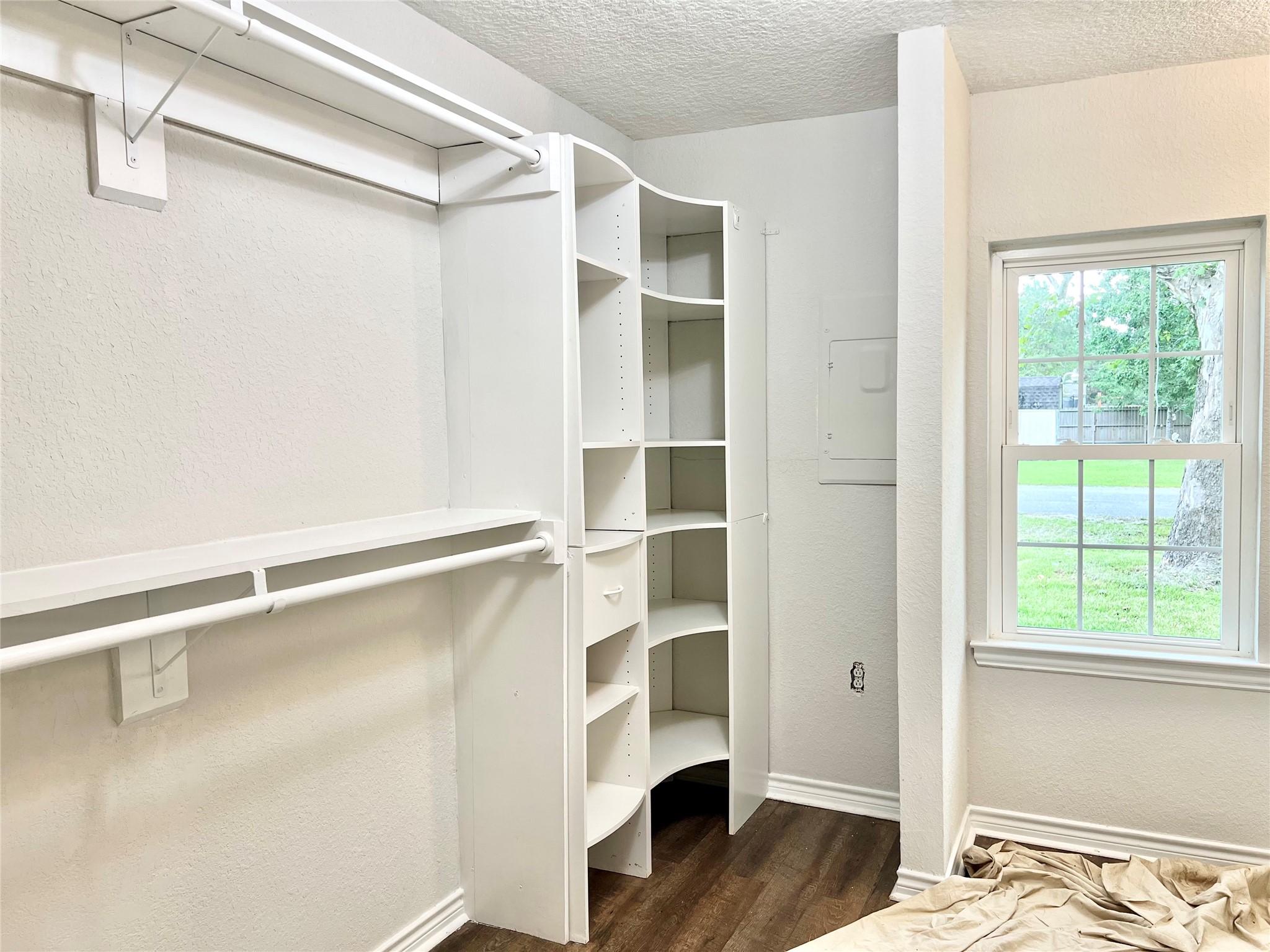 Incredible walk-in closet and bathroom space in the primary suite.