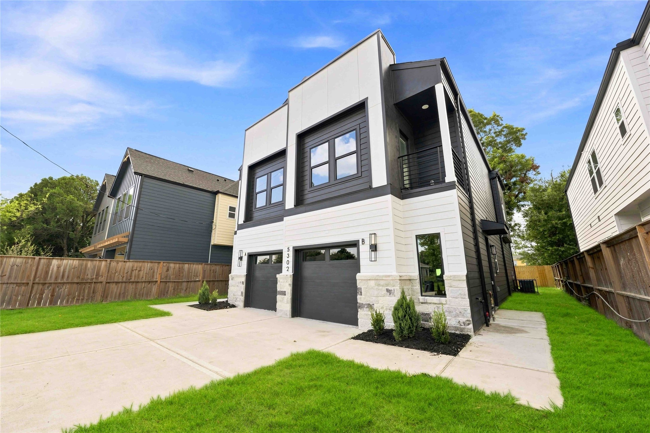 Property will be gated across front.