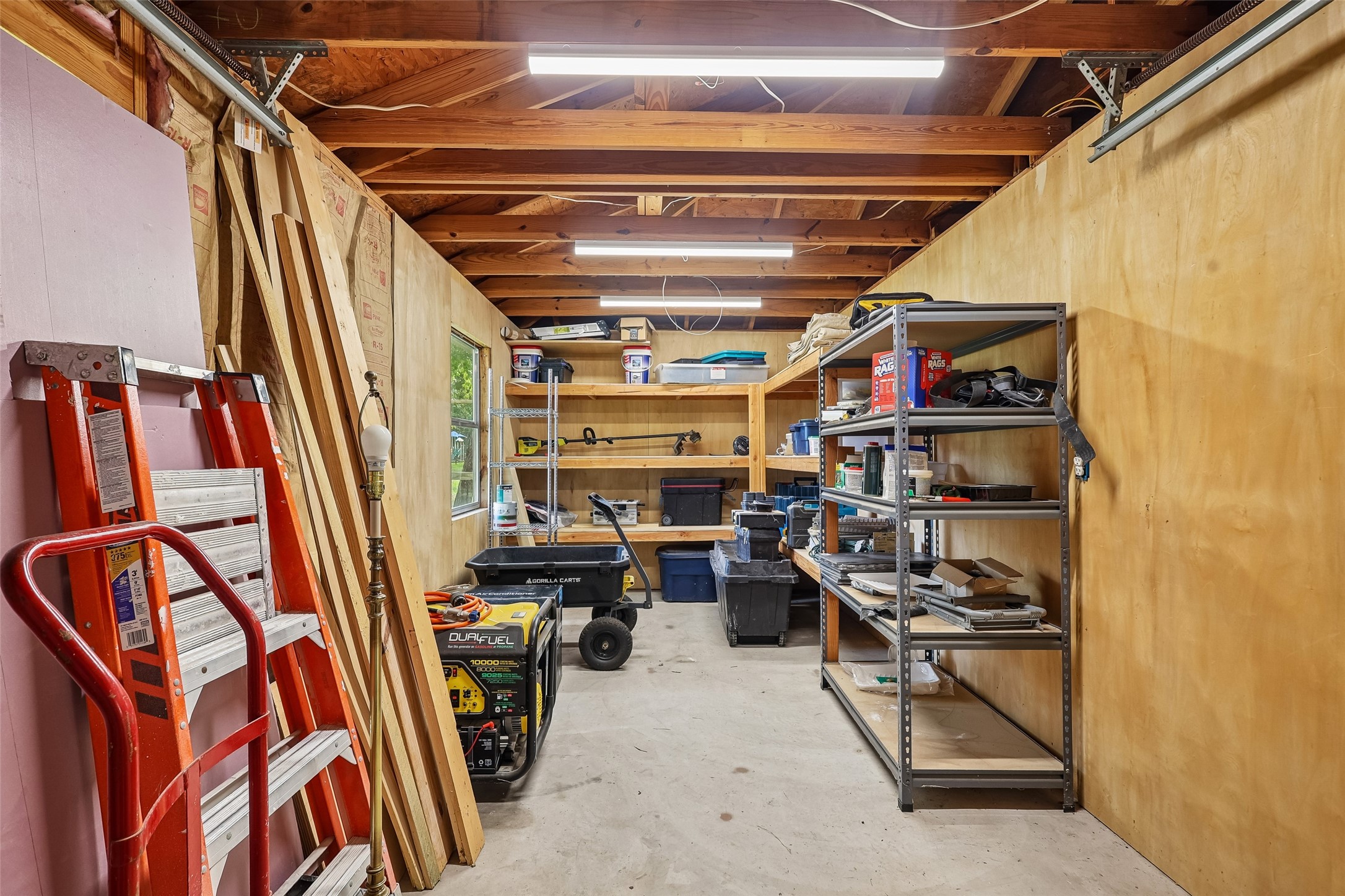 Third Car garge space converted to Workshop