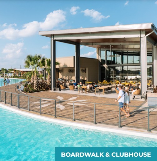 Walking distance from The Sol Club Lagoon and The Retreat Lazy River Amenity Villages.