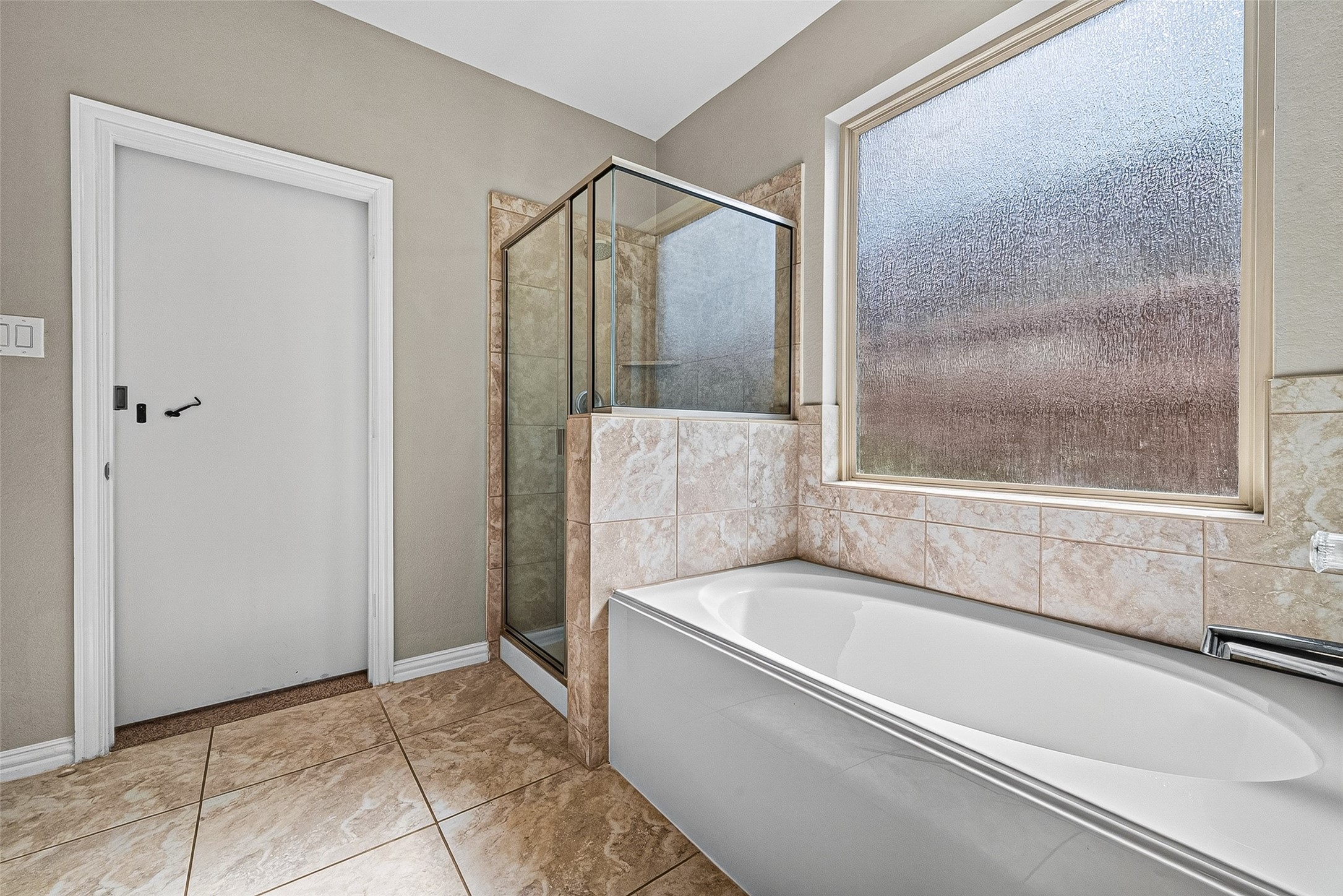 Primary Bath Separate Shower, spacious tub