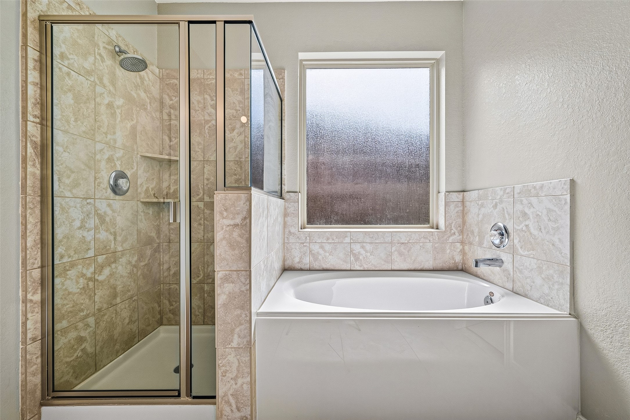 Primary Bath Separate Shower, spacious tub