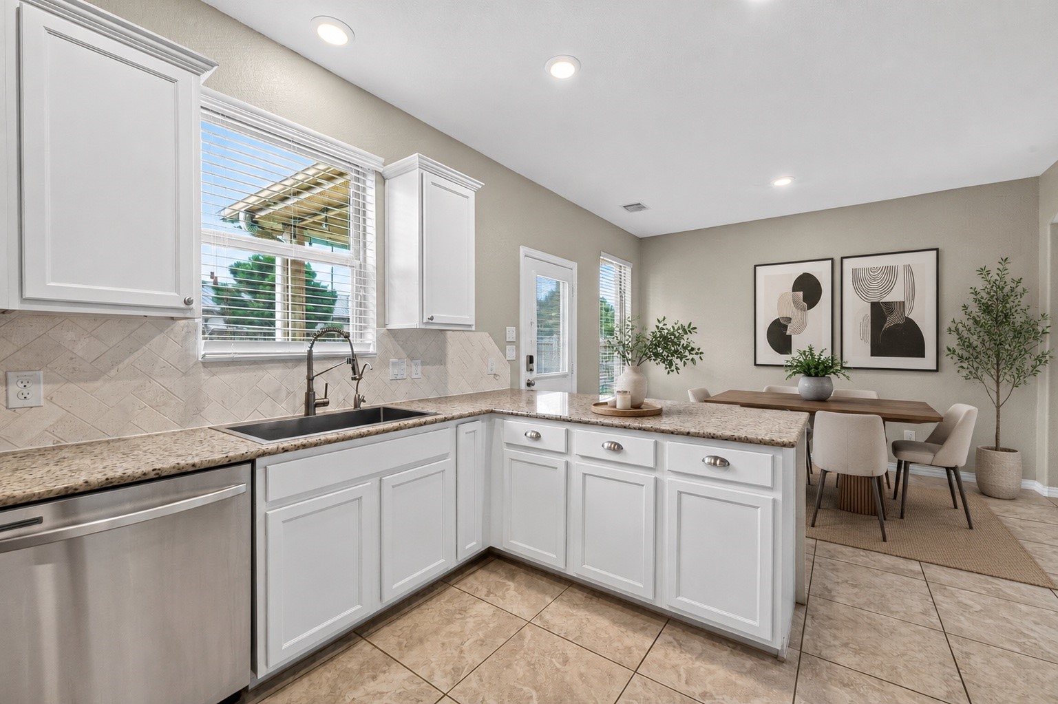 Kitchen and Dining Combo *virtuallystaged Kitchen and Dining Combo *virtuallystaged