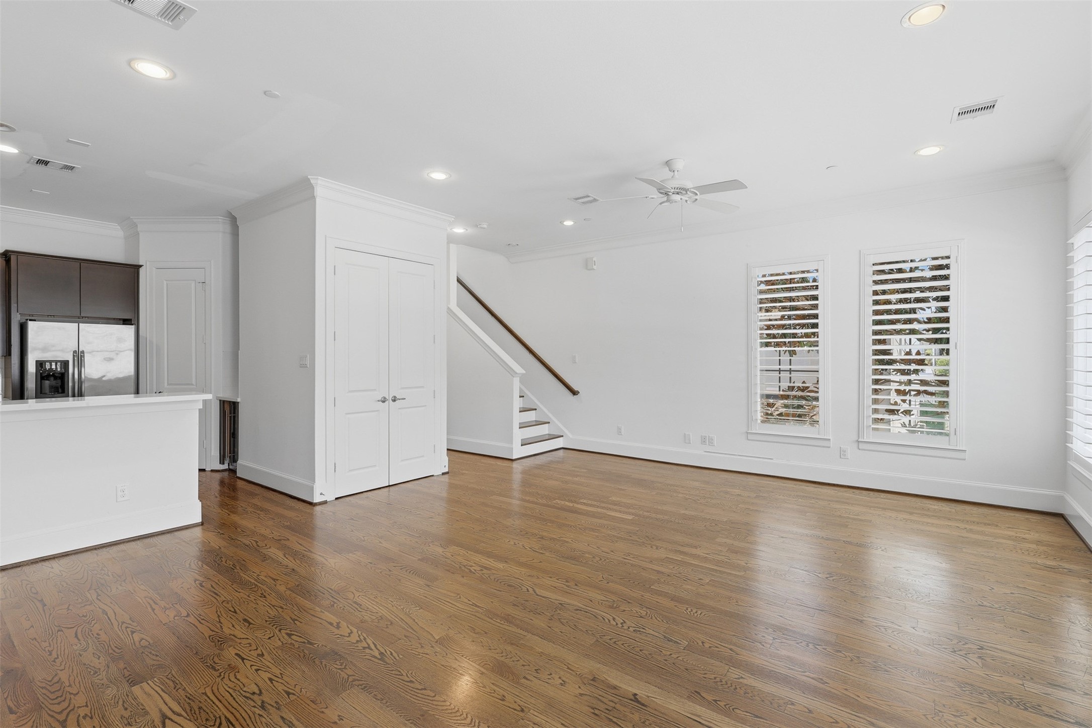 Alternate angle of family room. Alternate angle of family room.