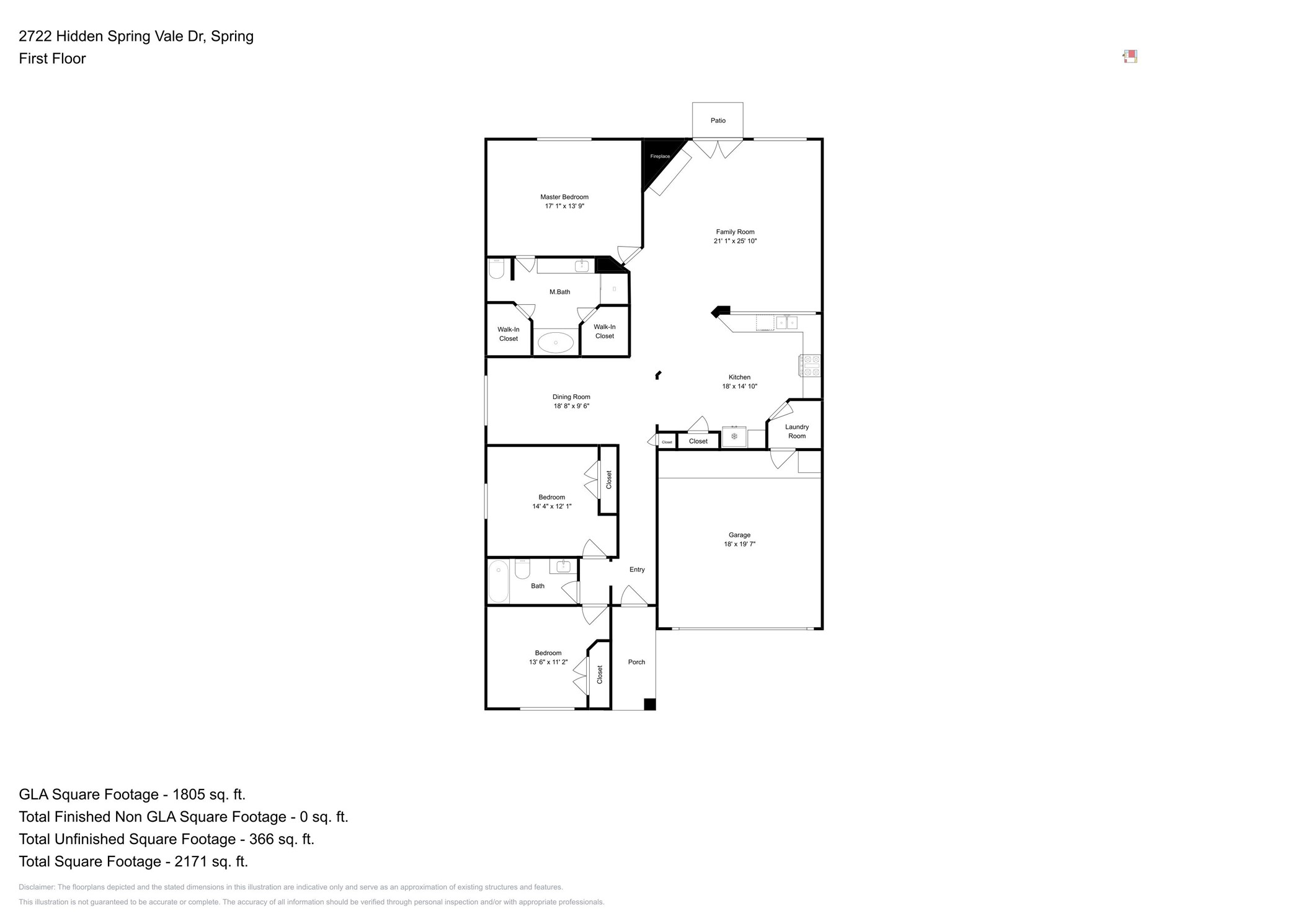2722 Hidden Spring Vale Drive, Spring, TX 77386