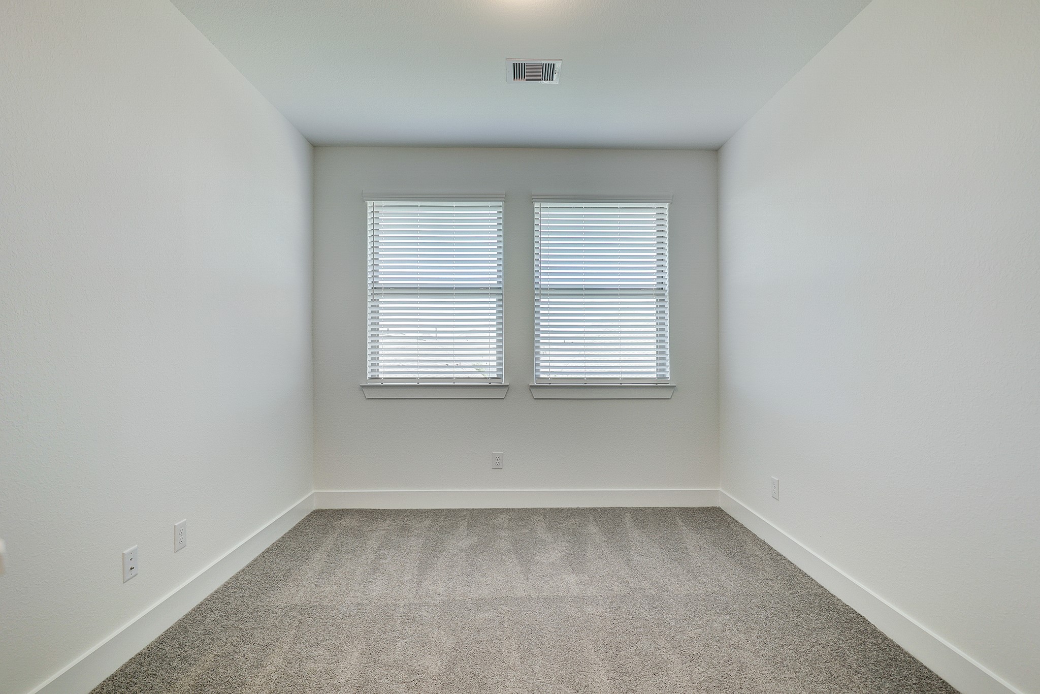 View of the flex space unstaged.