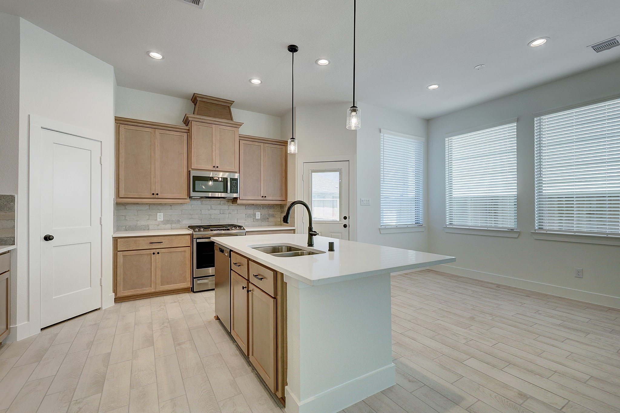 Kitchen opens directly to the living area for easy everyday living.