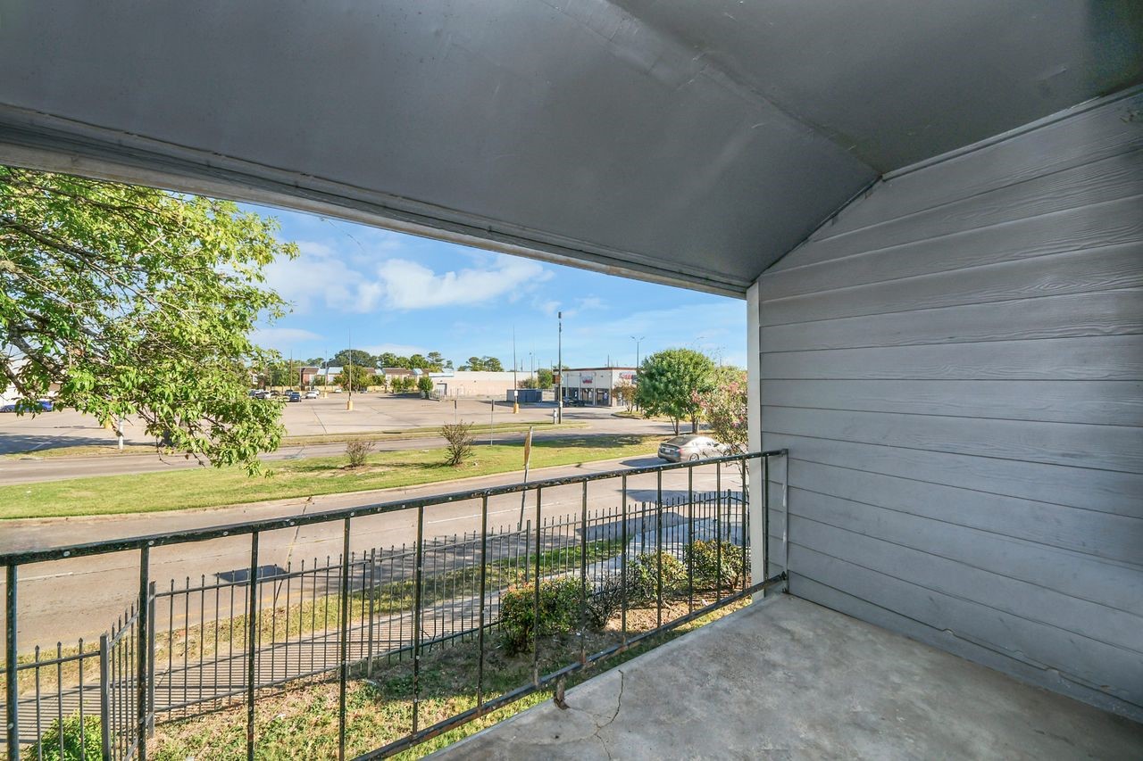Get a fresh breath of air on the outside patio