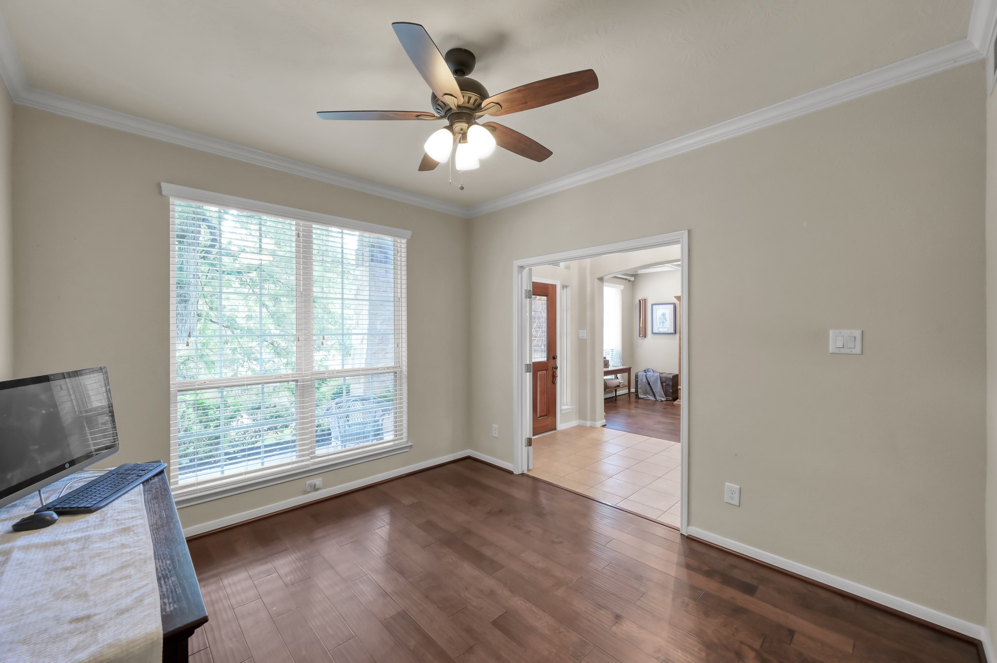 The Study offers warm wood floors and neutral tones create a comfortable, move-in ready space that can easily adapt to your lifestyle needs. The Study offers warm wood floors and neutral tones create a comfortable, move-in ready space that can easily adapt to your lifestyle needs.