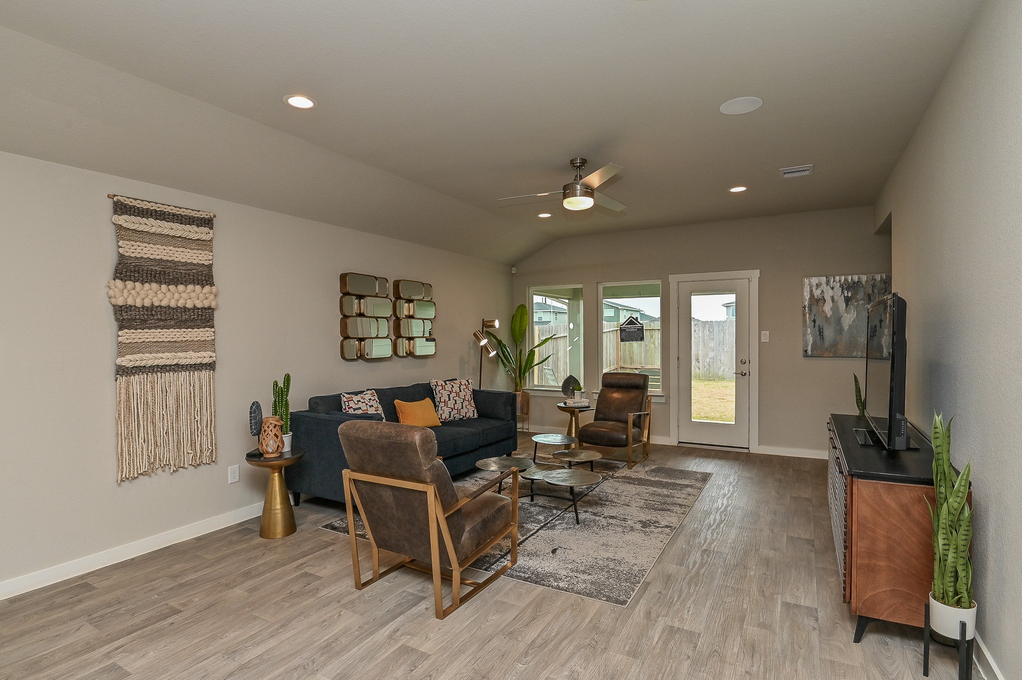 This gives you a sense of the size of the living room when furnished. ***Photo of furnished model***