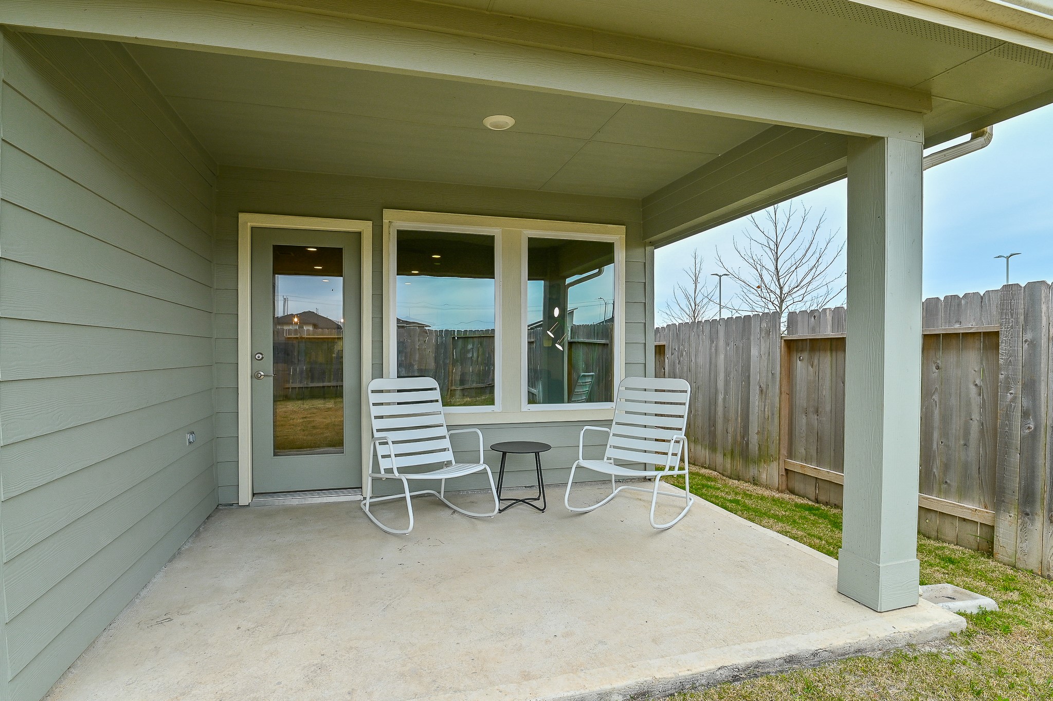 Back patio