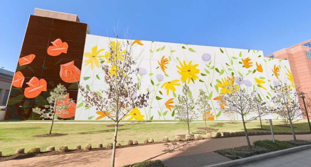 The Woodlands has beautiful art situated all over the township