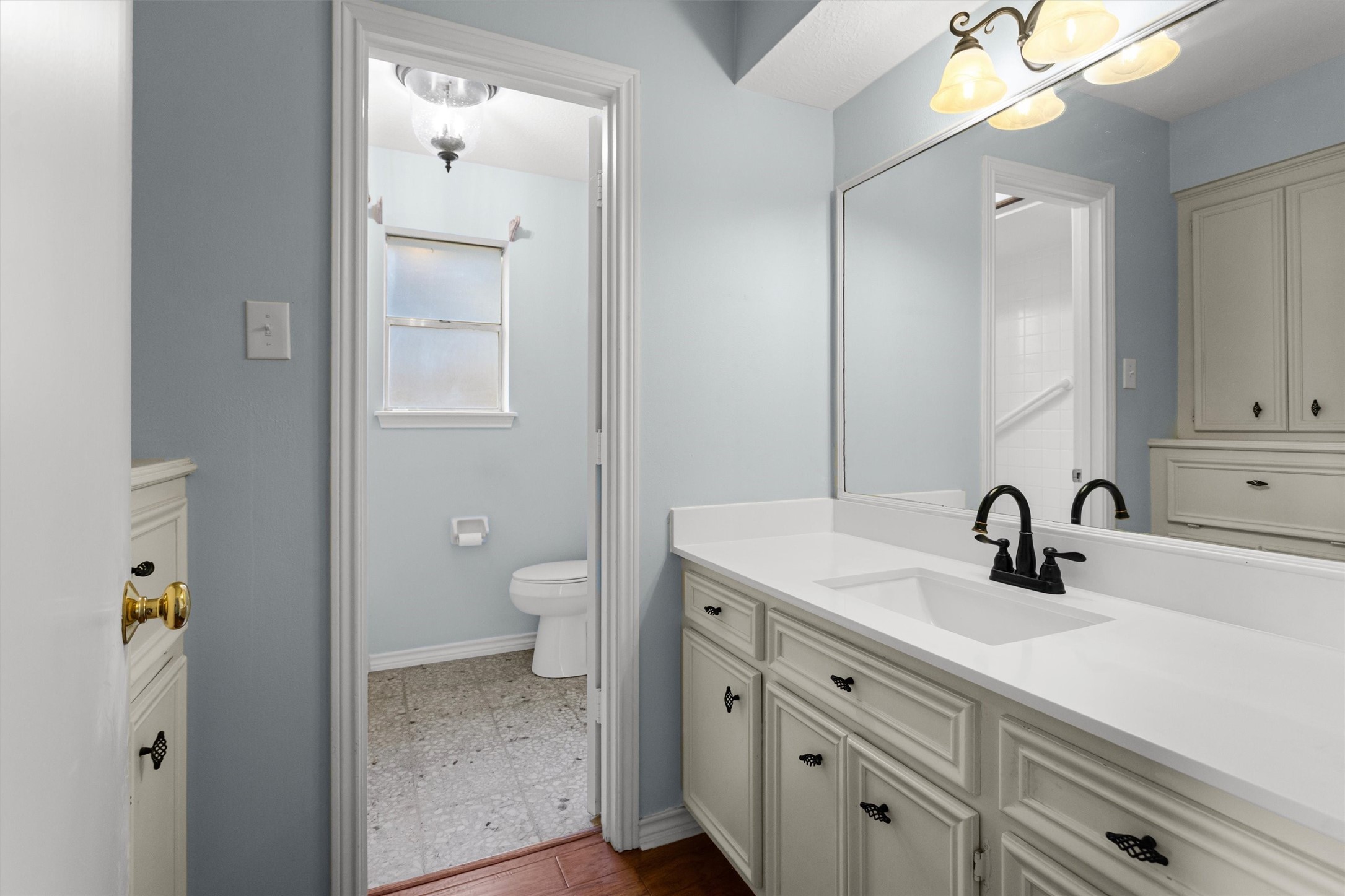 Hall Bath with Quartz Countertop