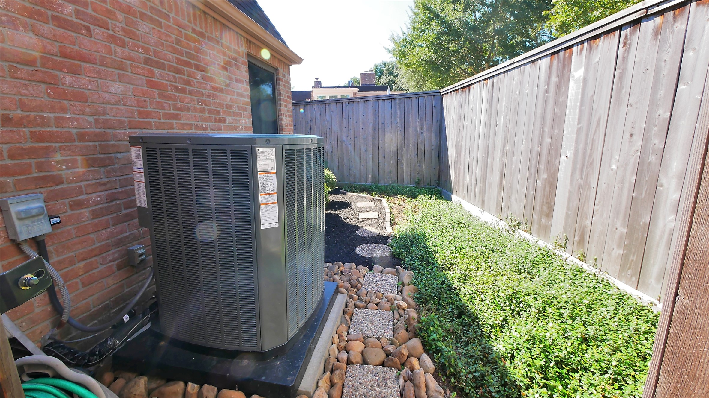 Back Patio Area near Garage