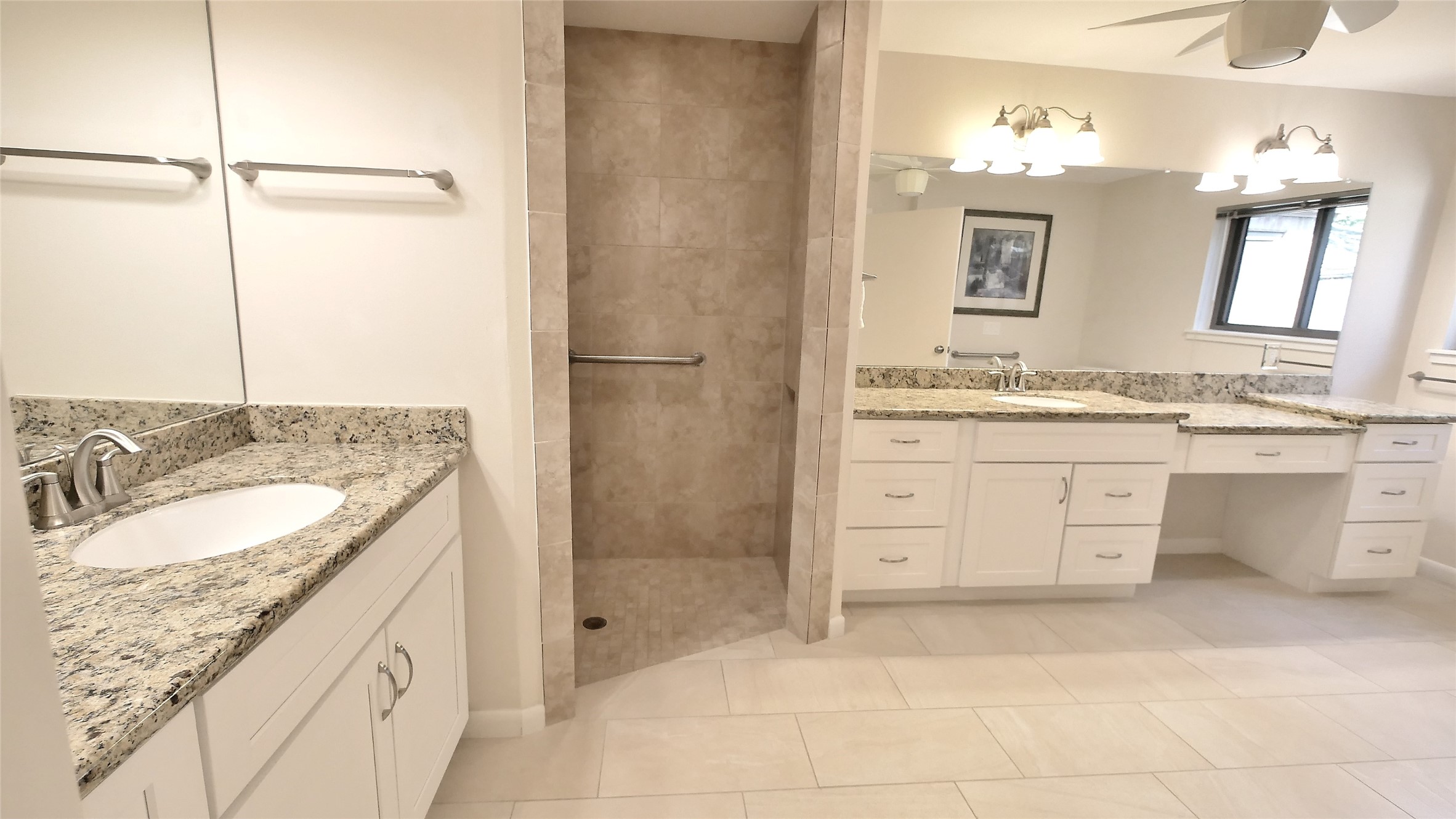 Primary Bath with large walk-in shower