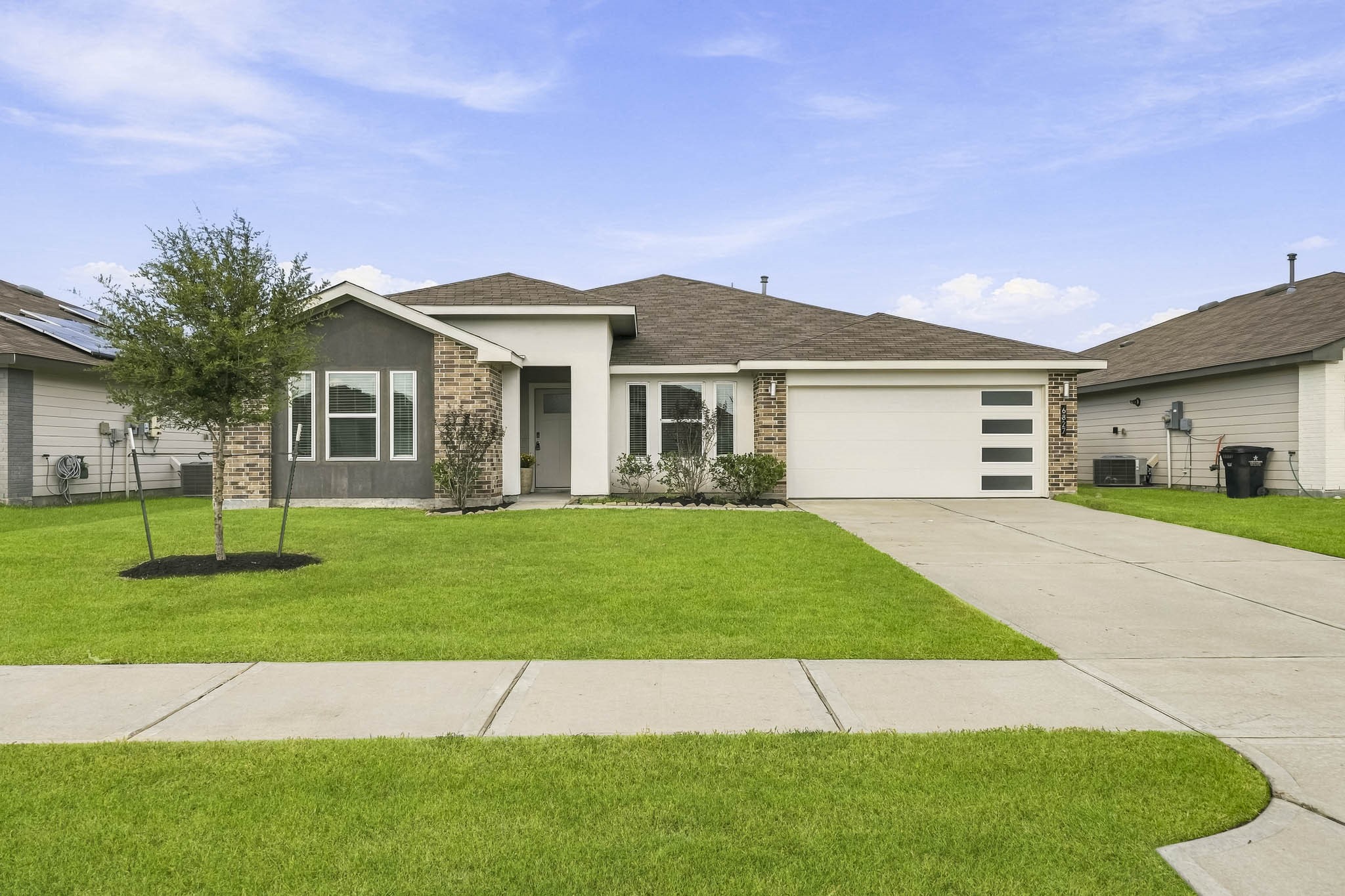 Modern meets traditional in the newly built Dr Horton.