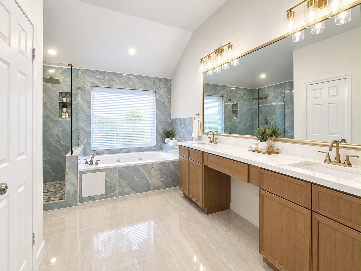 Primary bathroom.
