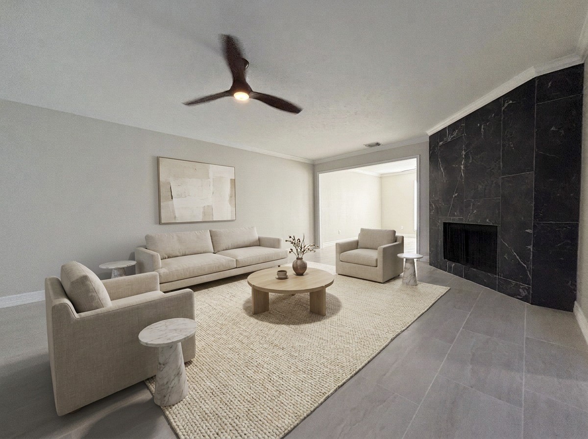 Family room (Virtually staged).